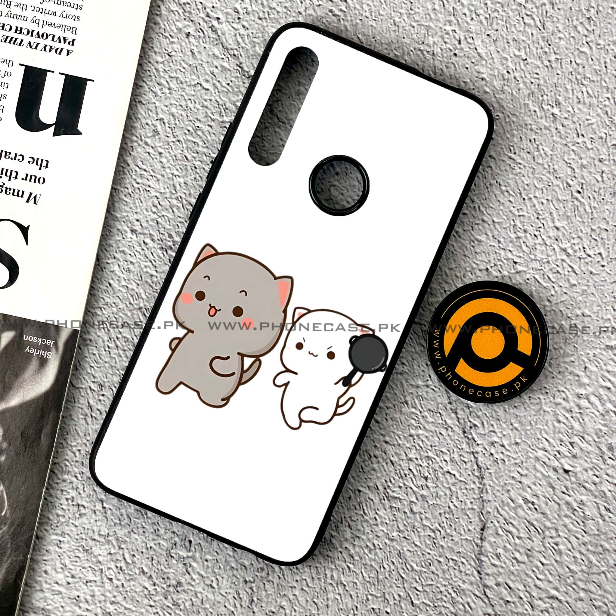 Huawei Y9 Prime (2019) - Cute BuBu DuDu Series - Premium Printed Glass soft Bumper shock Proof Case