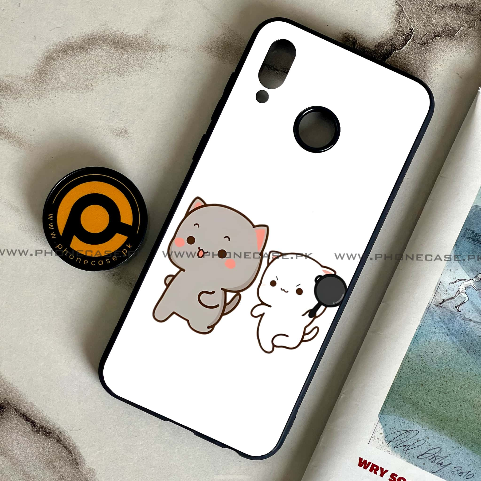 Huawei Honor Play - Cute BuBu DuDu Series - Premium Printed Glass soft Bumper shock Proof Case