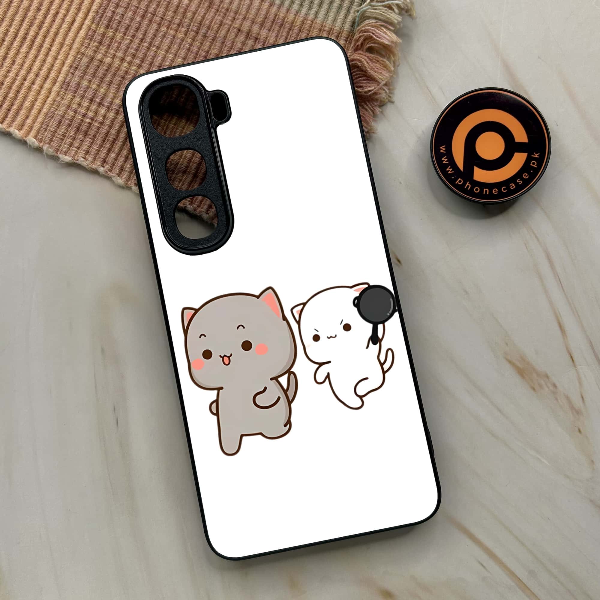 Vivo Y400 - Cute BuBu DuDu Series - Premium Metal Printed soft Bumper shock Proof Case