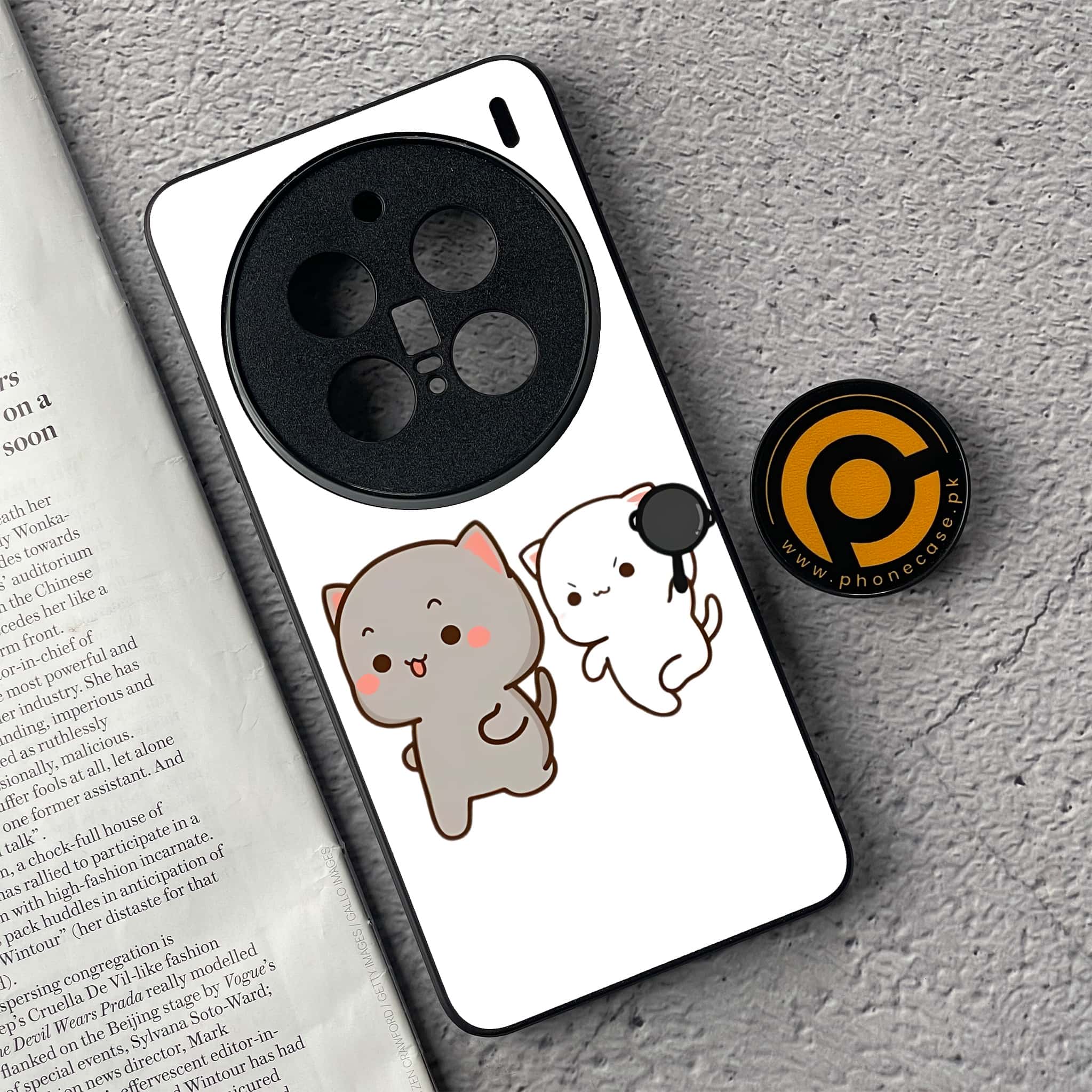 Vivo X200 Pro - Cute BuBu DuDu Series - Premium Metal  Printed soft Bumper shock Proof Case