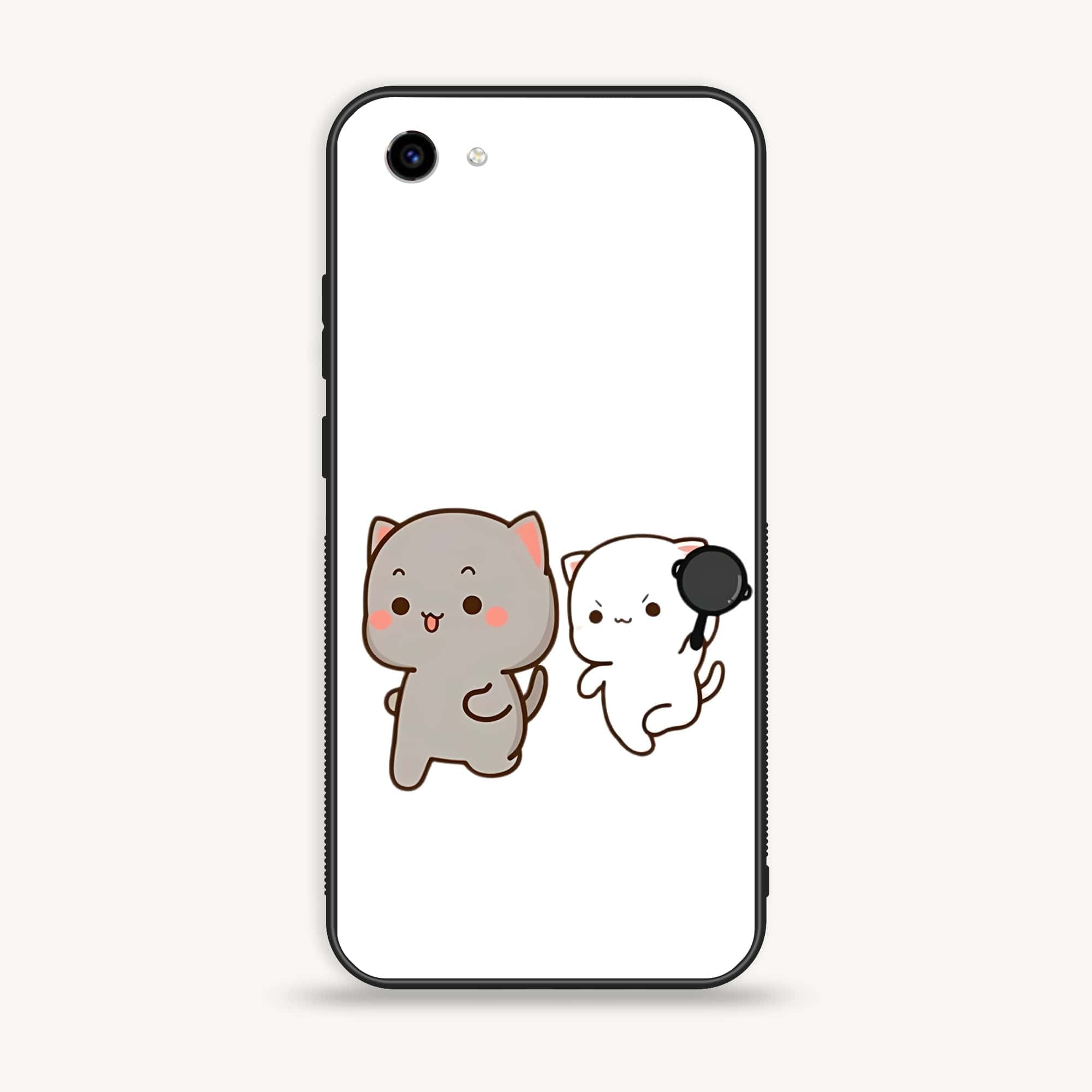 Vivo Y83 - Cute BuBu DuDu Series - Premium Printed Glass soft Bumper shock Proof Case