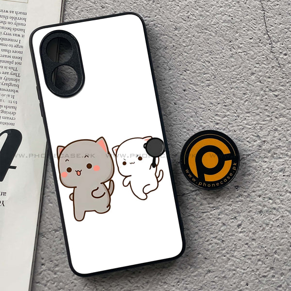 Oppo A38 4G - Cute BuBu DuDu Design 8- Premium Metal  Printed soft Bumper shock Proof Case CS-46752