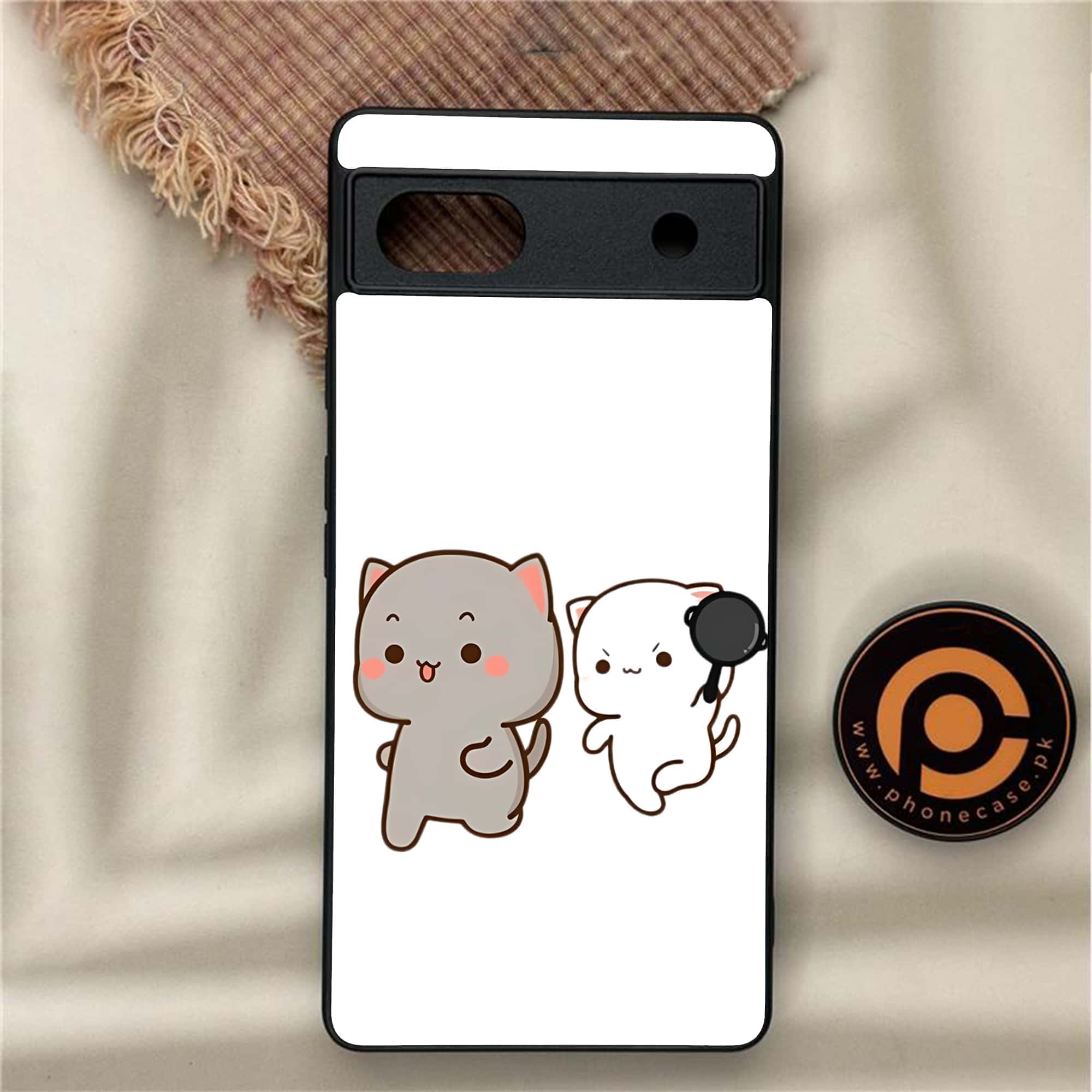 Google Pixel 6A - Cute BuBu DuDu - Premium Metal Printed soft Bumper Shock Proof Case