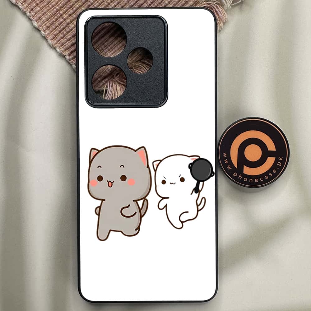 Realme GT 7T - Cute BuBu DuDu Series - Premium Metal Printed soft Bumper shock Proof Case