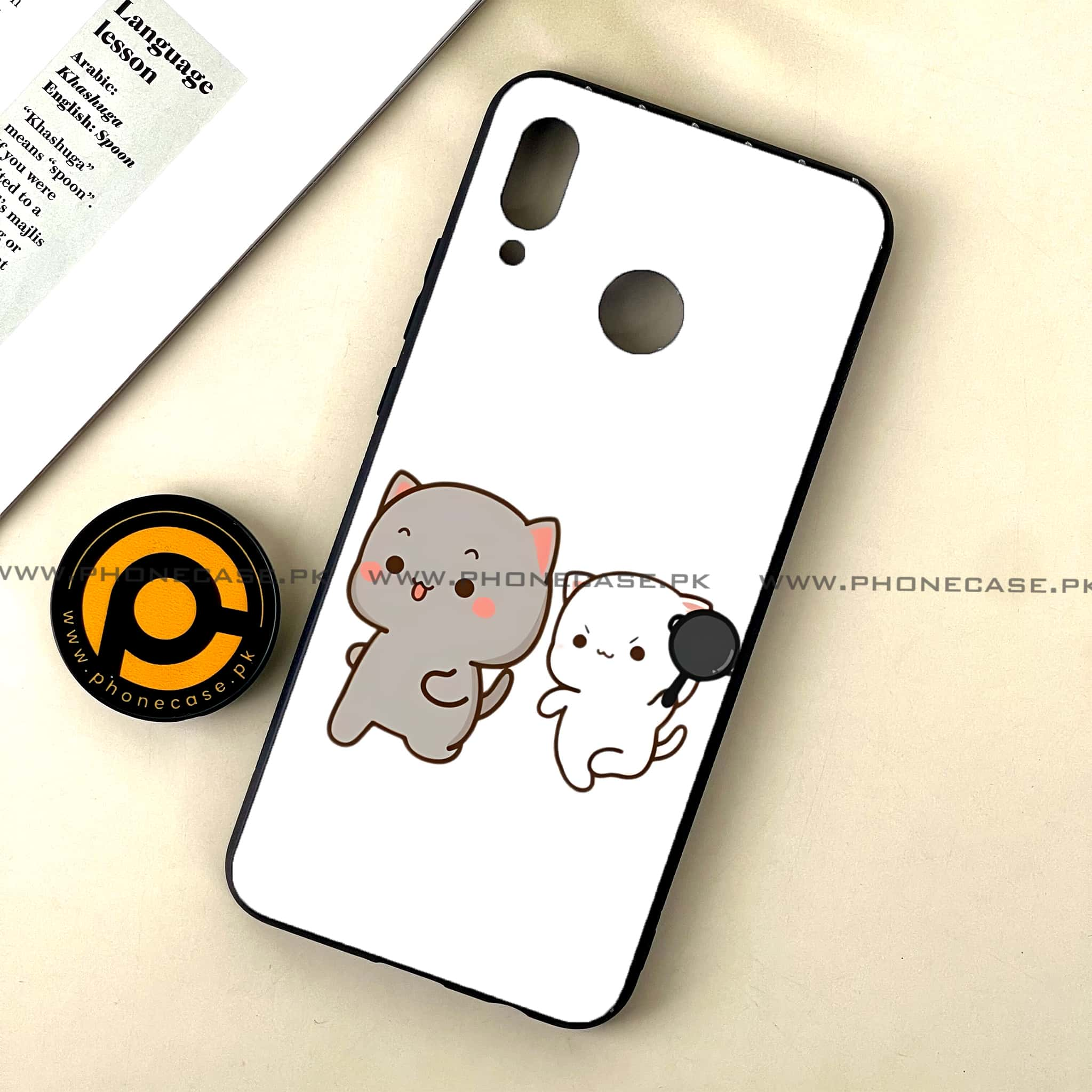 Huawei Nova 3 - Cute BuBu DuDu Series - Premium Printed Glass soft Bumper shock Proof Case