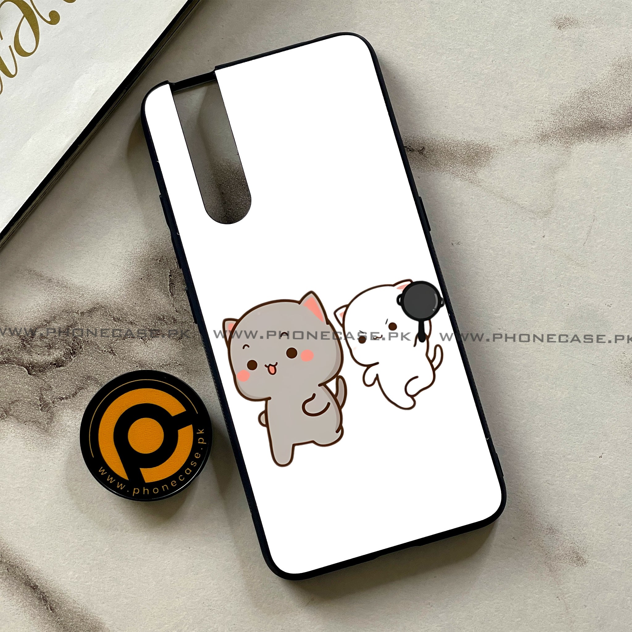 Vivo V15 Pro - Cute BuBu DuDu Series - Premium Printed Glass soft Bumper shock Proof Case