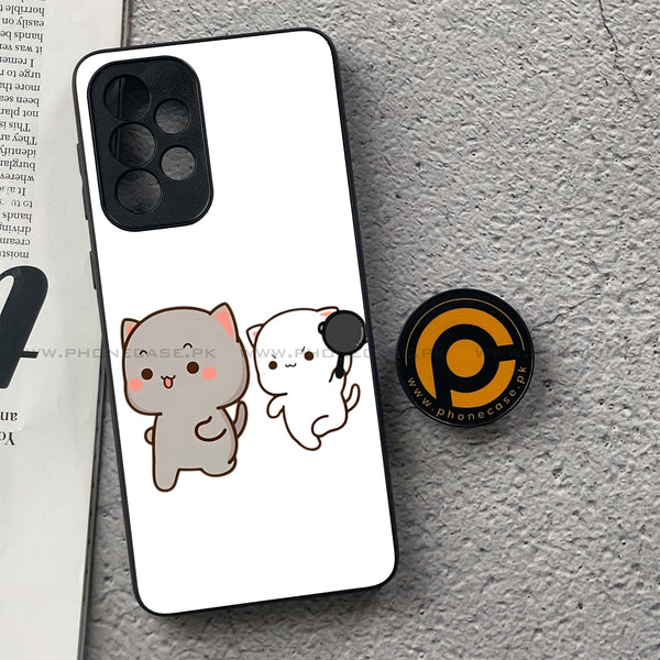 Samsung Galaxy A33- Cute BuBu DuDu Design 8 - Premium Printed Glass soft Bumper shock Proof Case  CS-39544
