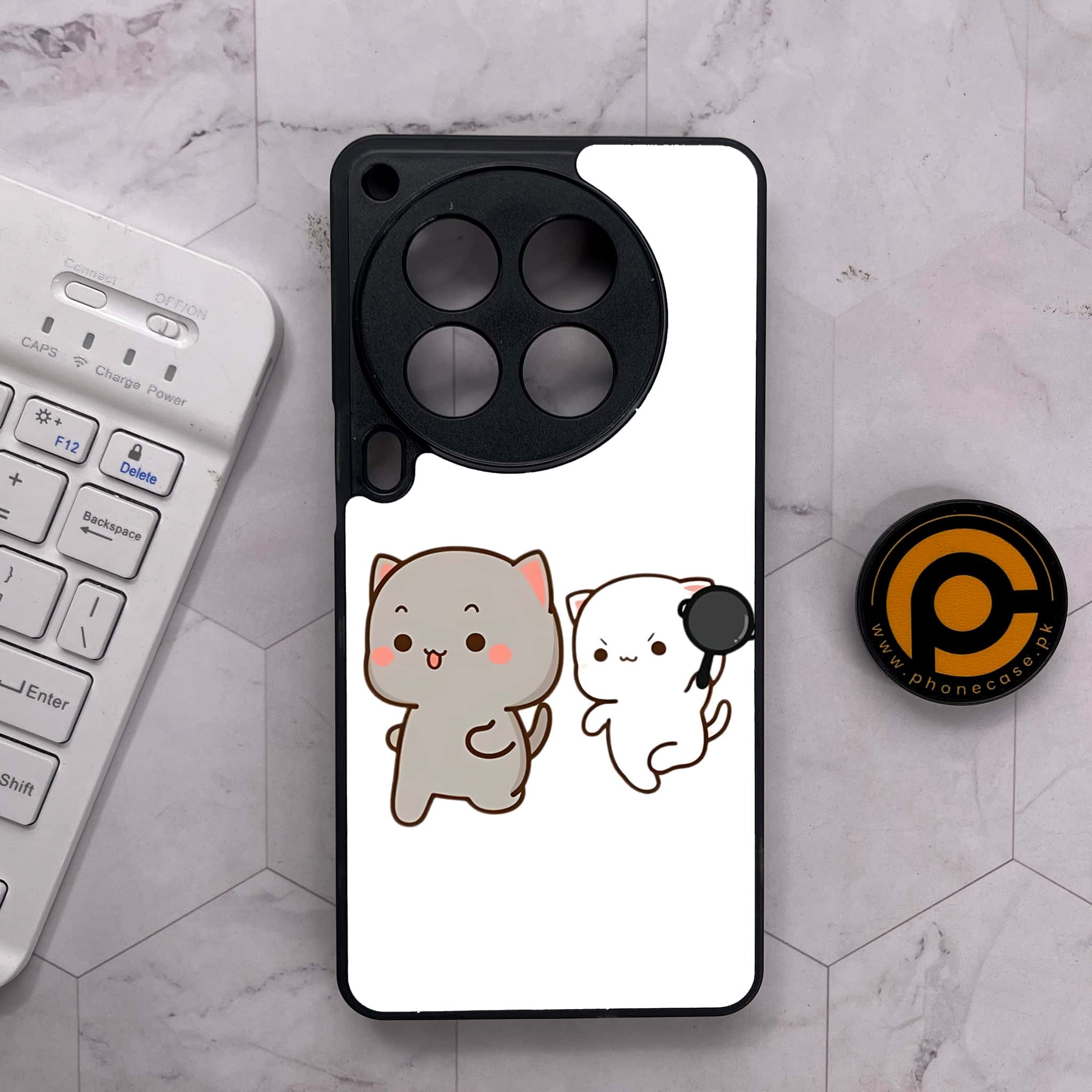 Tecno Camon 30 Premier - Cute BuBu DuDu Series - Premium Metal Printed soft Bumper shock Proof Case
