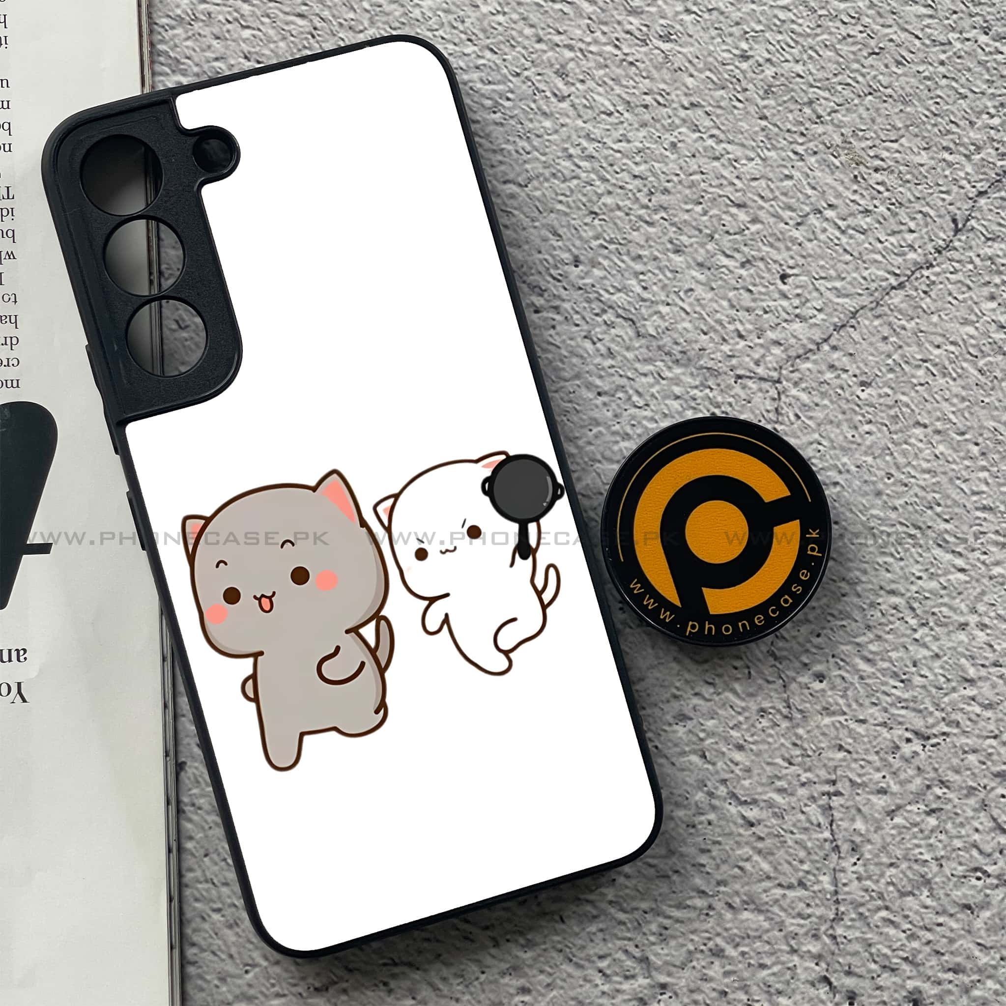 Samsung Galaxy S22 - Cute BuBu DuDu Series - Premium Metal Printed soft Bumper shock Proof Case