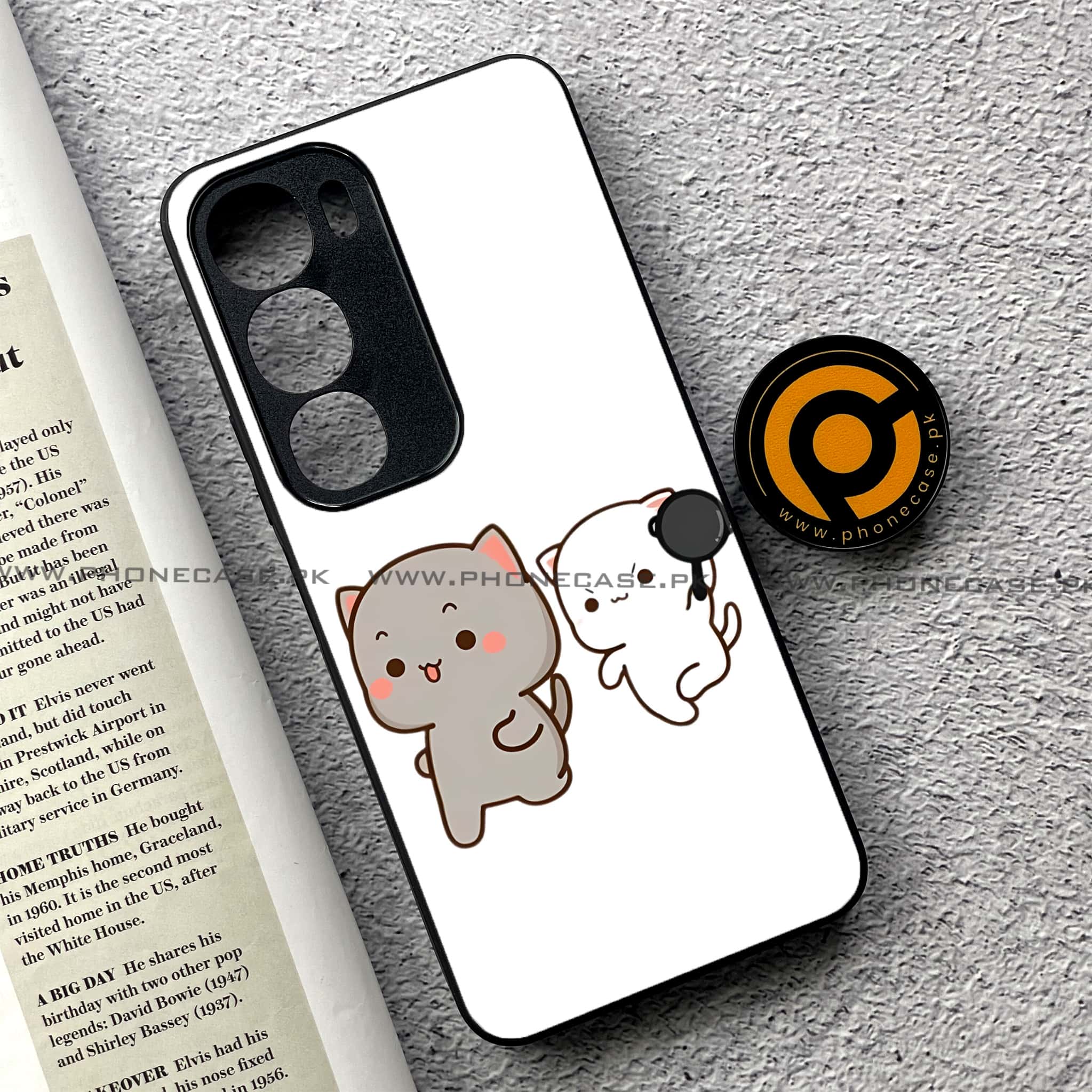 Vivo Y19s Pro - Cute BuBu DuDu Series - Premium Metal Printed soft Bumper shock Proof Case