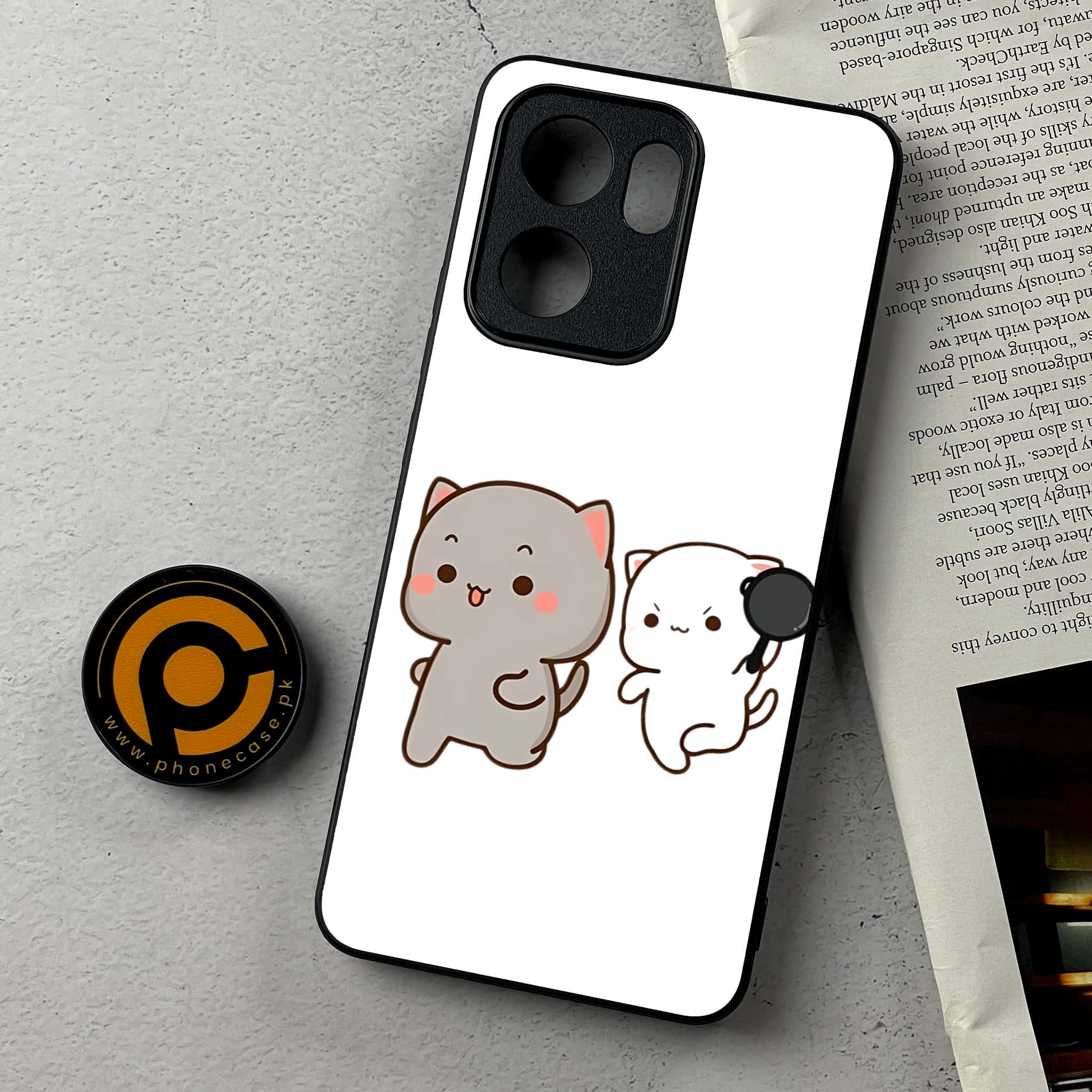 Oppo Reno 13F - Cute BuBu DuDu Series - Premium Metal Printed Soft Bumper Shockproof Case