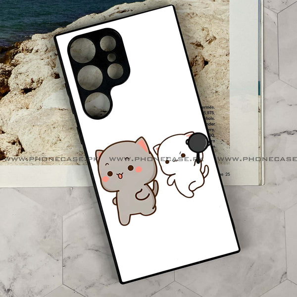 Samsung Galaxy S22 Ultra - Cute BuBu DuDu Design 8  - Premium Metal Printed soft Bumper shock Proof Case CS-33706