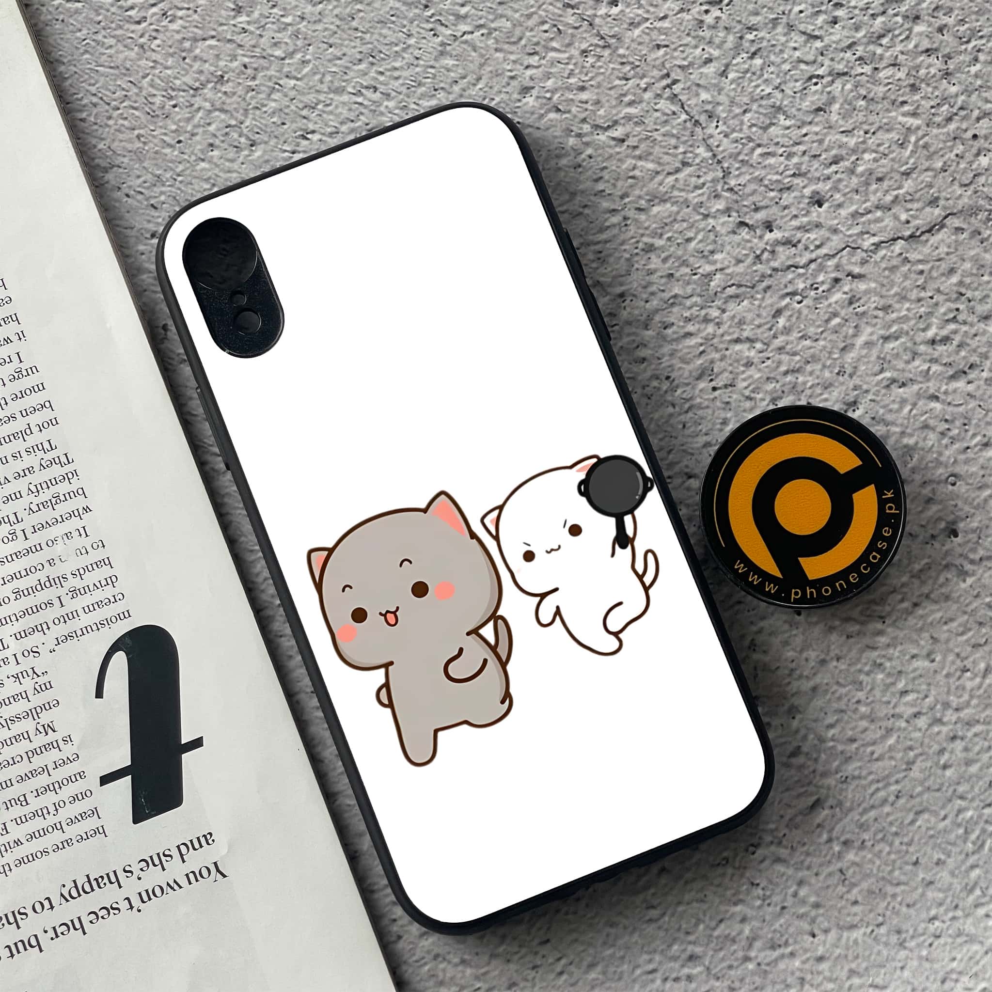 iPhone XR - Cute BuBu DuDu Series - Premium Metal  Printed soft Bumper shock Proof Case