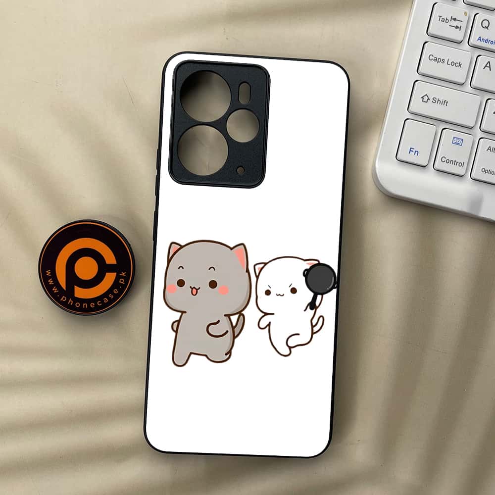 Realme 14T 5G - Cute BuBu DuDu Series - Premium Metal Printed soft Bumper Shock Proof Case