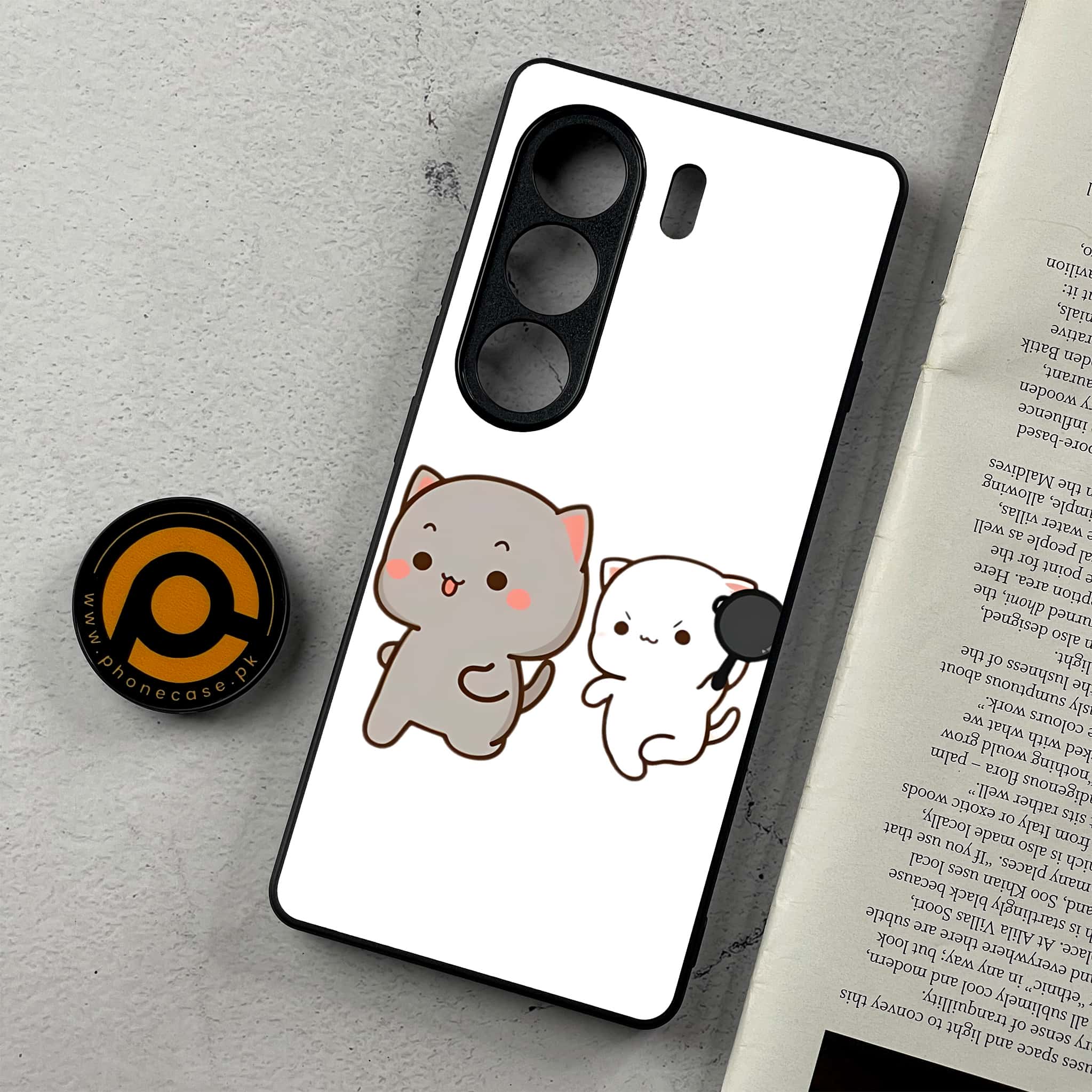 Tecno Camon 40 Pro - Cute BuBu DuDu Series - Premium Metal Printed Soft Bumper Shockproof Case