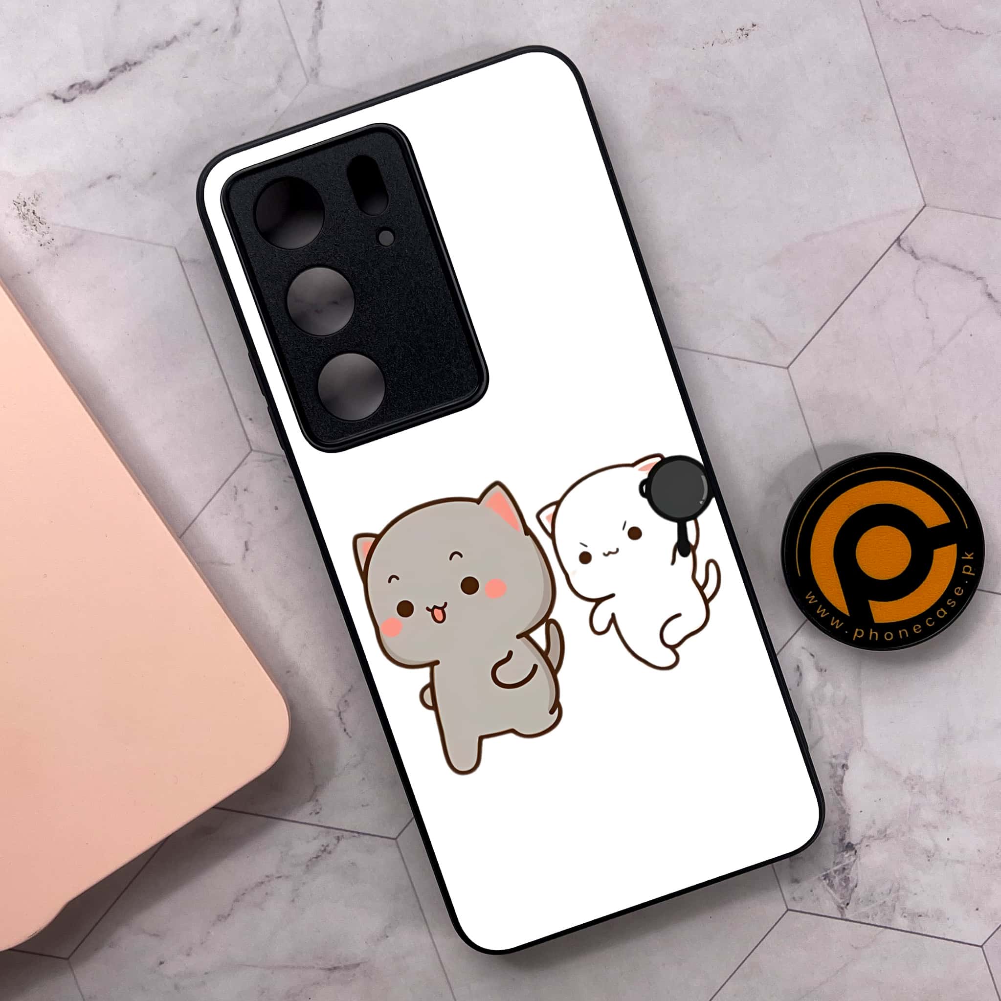 Realme C75x 4G - Cute BuBu DuDu Series - Premium Metal Printed soft Bumper shock Proof Case