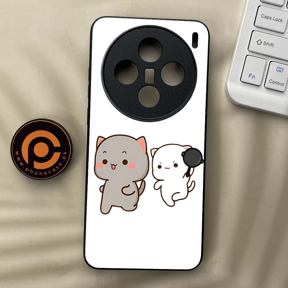 Vivo X200 - Cute BuBu DuDu Series - Premium Metal  Printed soft Bumper shock Proof Case