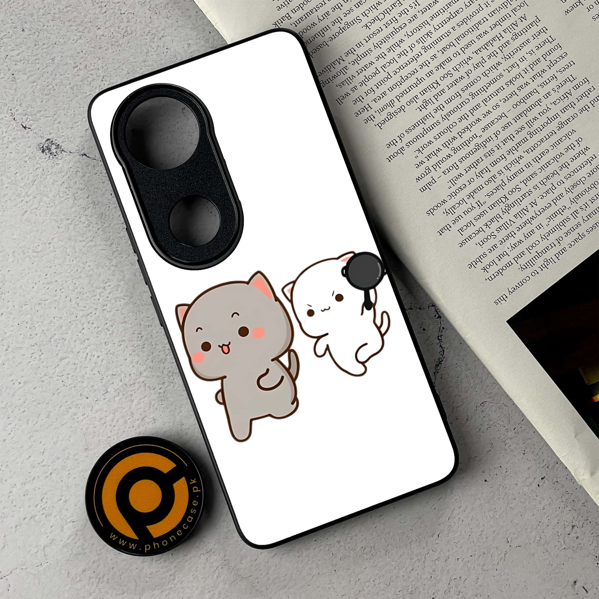 Vivo V50 - Cute BuBu DuDu - Premium Metal Printed Soft Bumper Shockproof Case