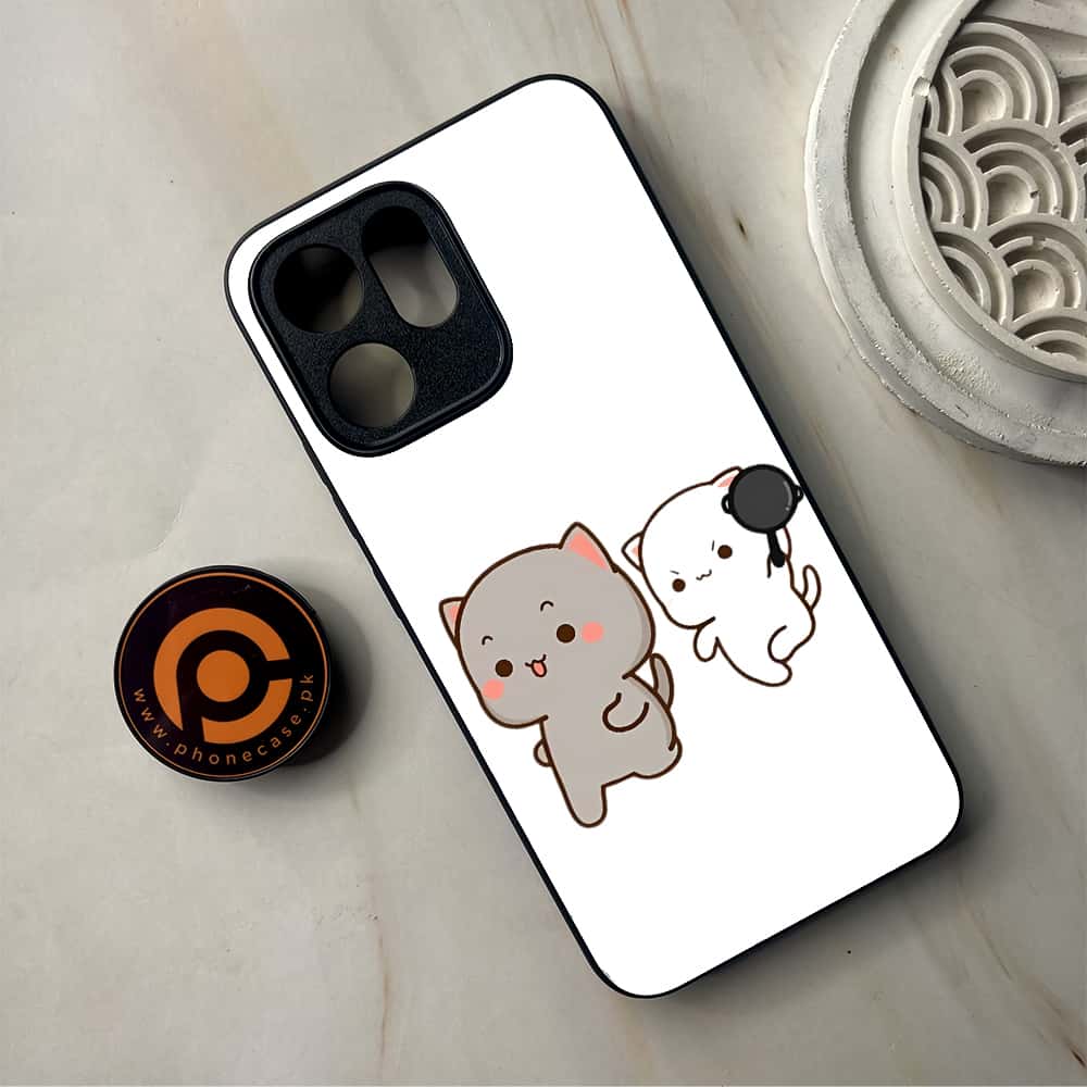 Oppo Reno 14F - Cute BuBu DuDu Series - Premium Metal Printed Soft Bumper Shockproof Case