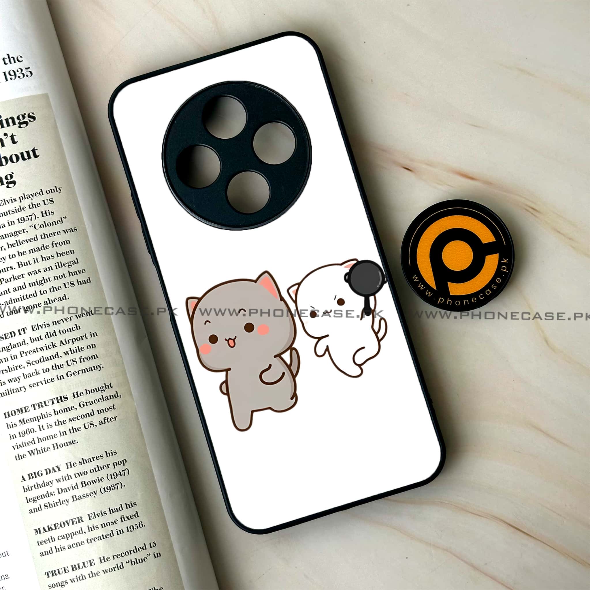 Oppo F27 Pro - Cute BuBu DuDu Series - Premium Metal Printed soft Bumper Shock Proof Case