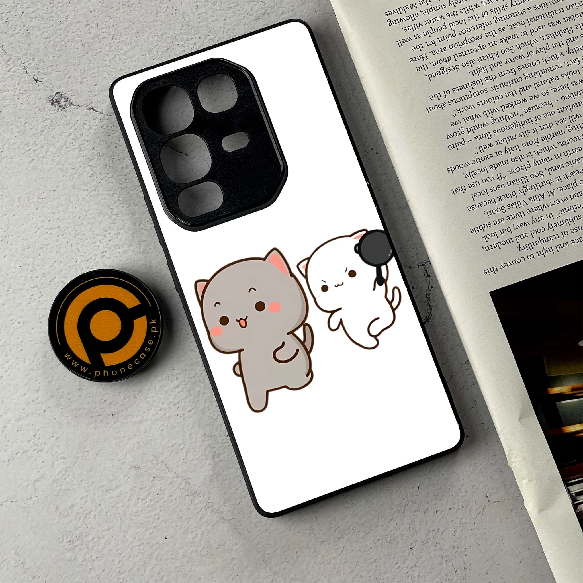 Infinix Note 50 - Cute BuBu DuDu Series - Premium Metal Printed Soft Bumper Shockproof Case