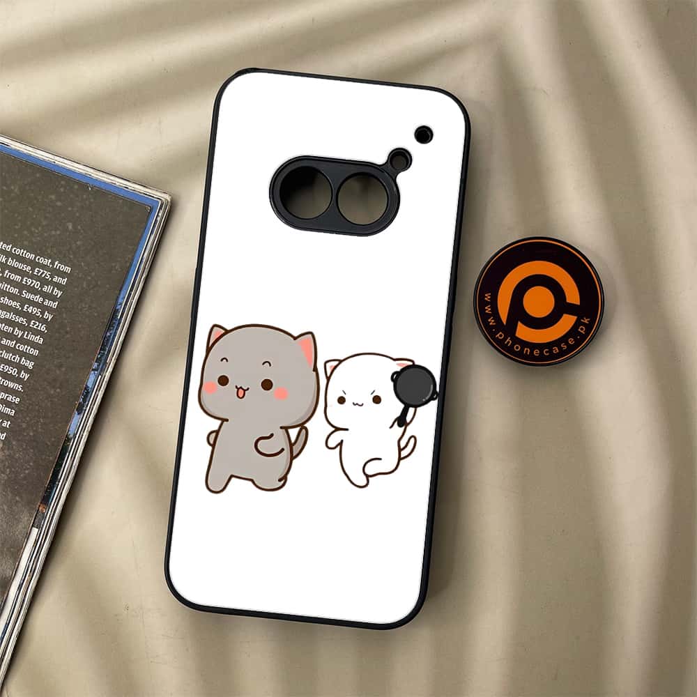Nothing Phone (2a) - Cute BuBu DuDu Series - Premium Metal Printed soft Bumper Shock Proof Case