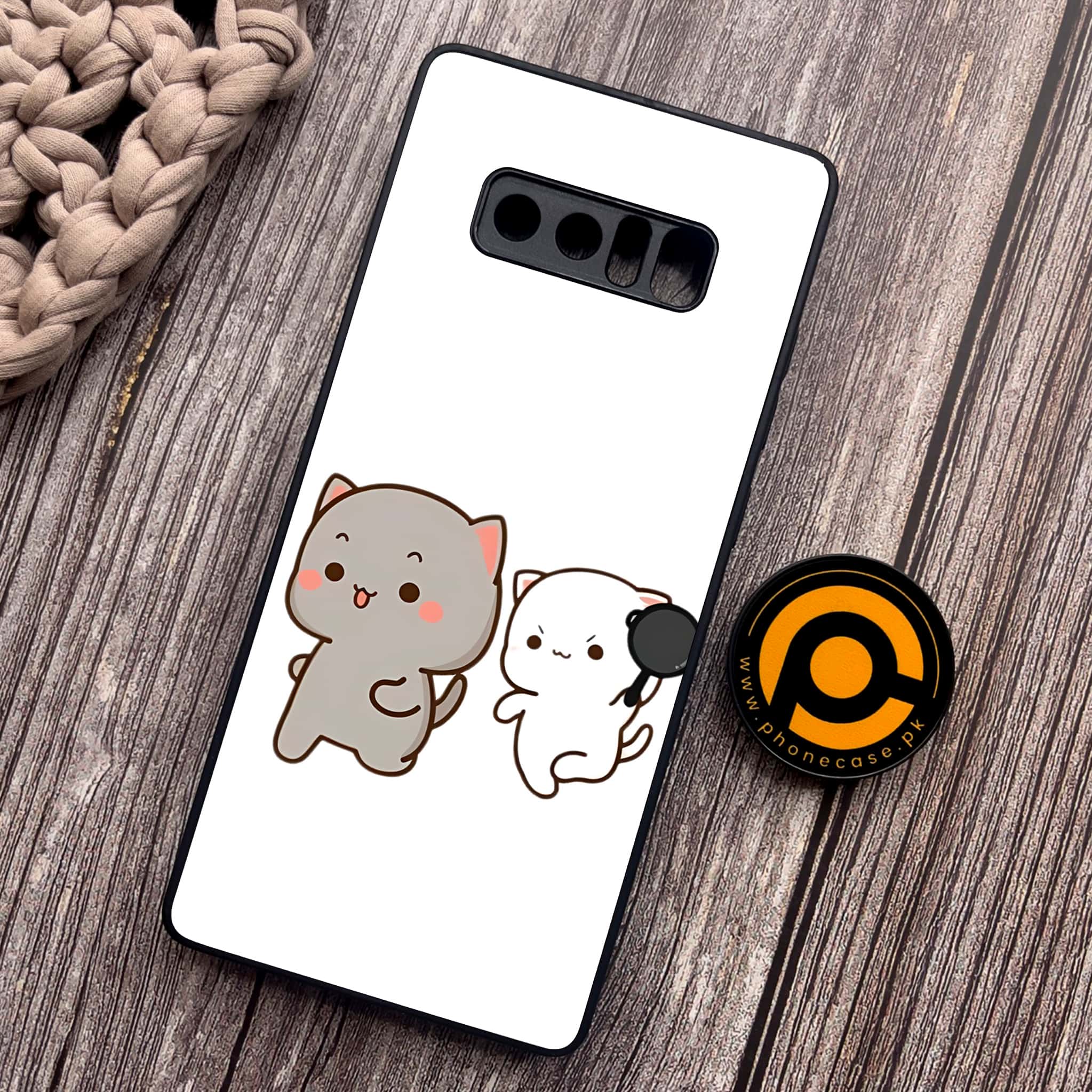Samsung Galaxy Note 8 - Cute BuBu DuDu Series - Premium Metal Printed soft Bumper shock Proof Case