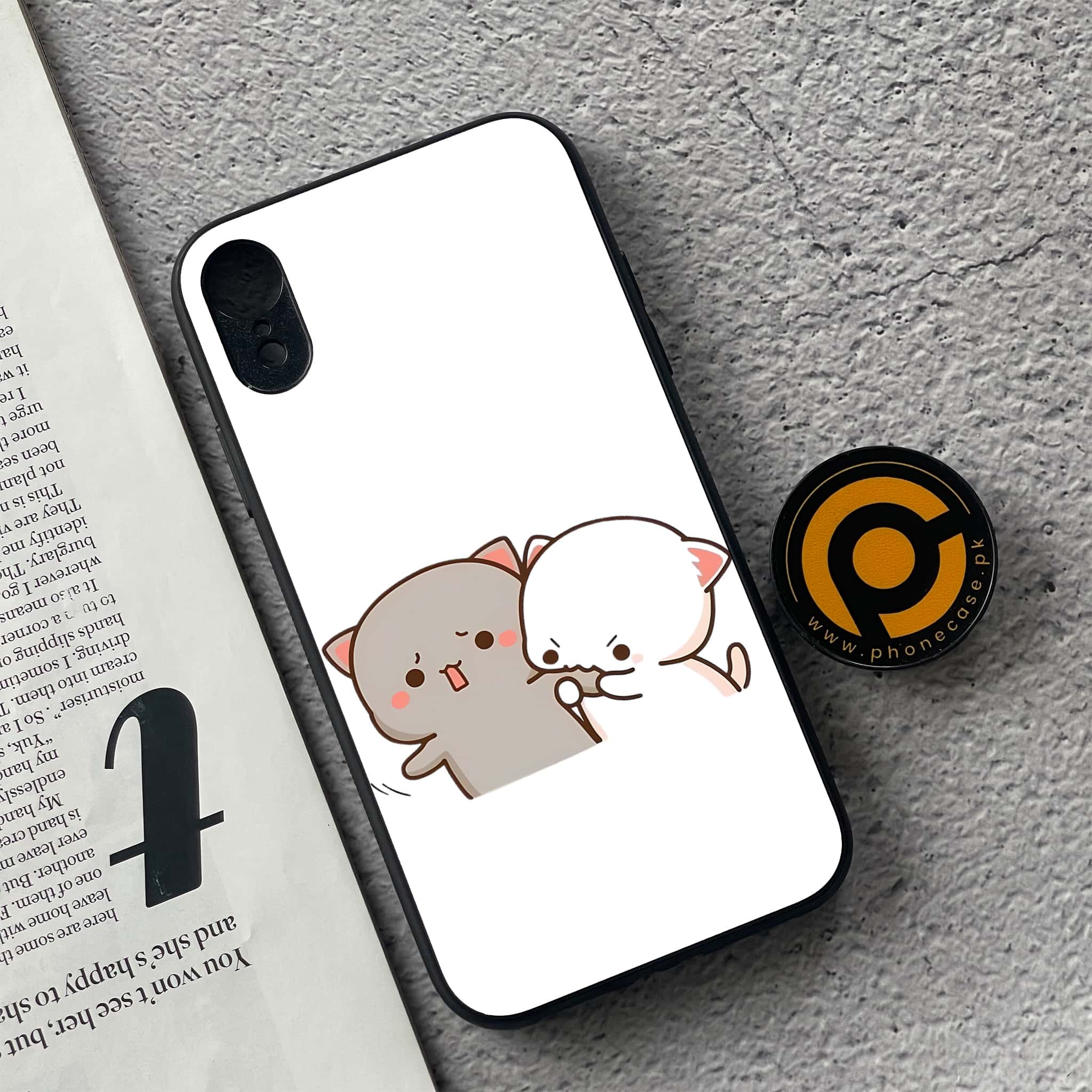 iPhone XR - Cute BuBu DuDu Series - Premium Metal  Printed soft Bumper shock Proof Case