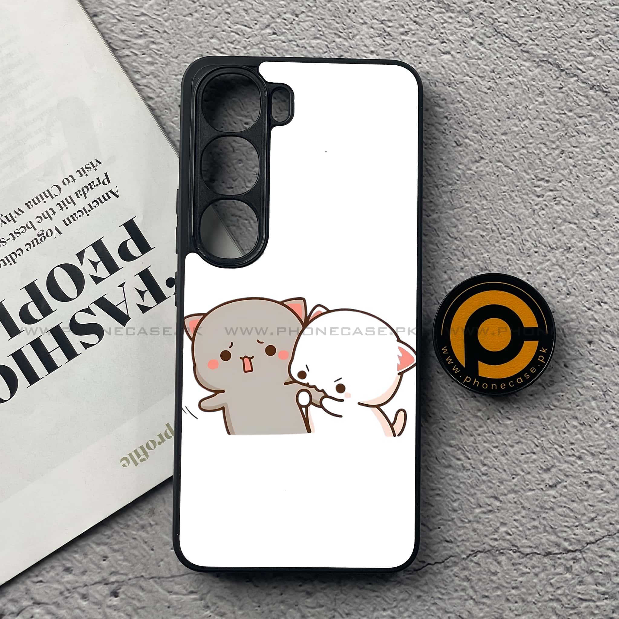 Vivo V40 Lite (IDN) - Cute BuBu DuDu Series - Premium Metal Printed soft Bumper Shock Proof Case