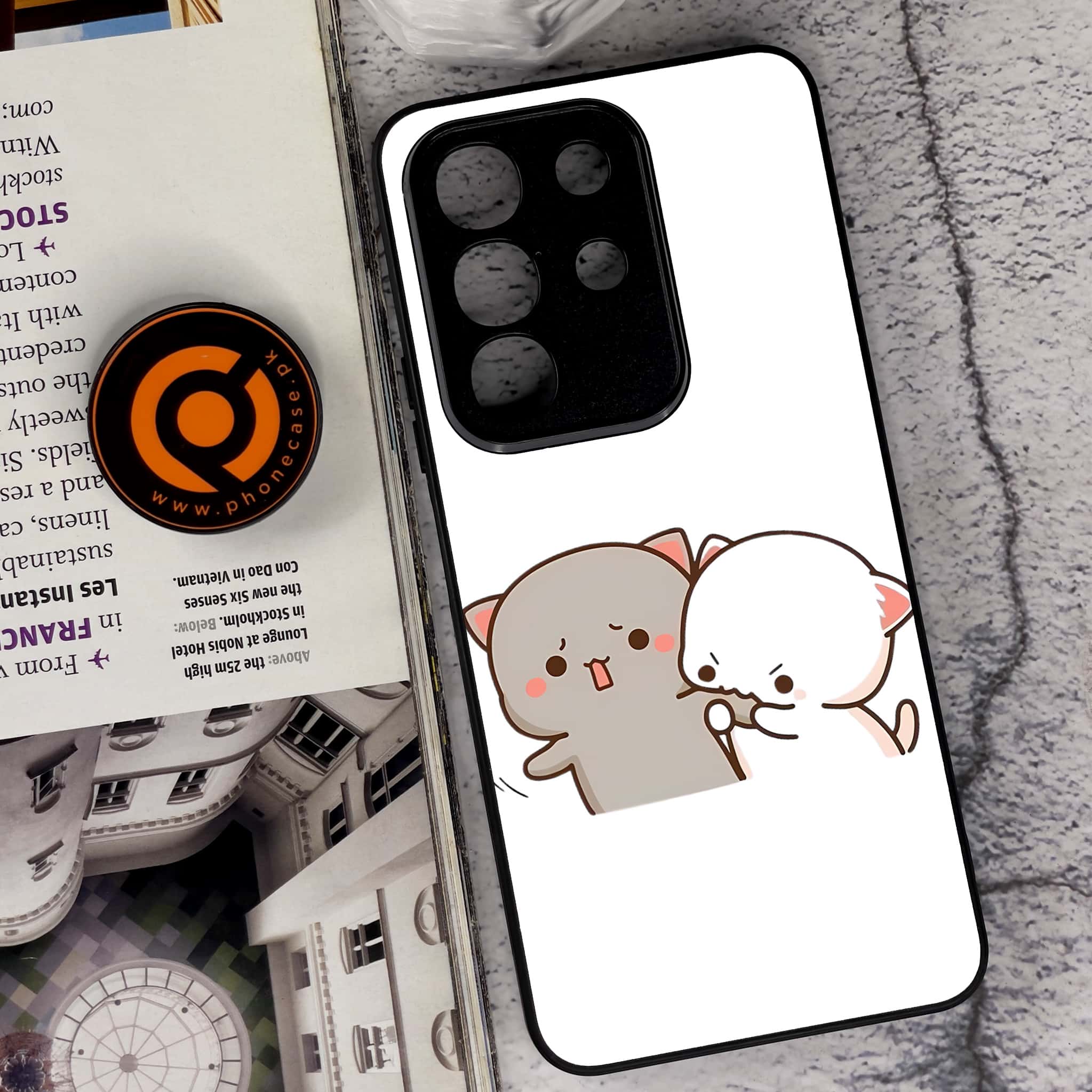 Vivo Y29 4G - Cute BuBu DuDu Series - Premium Metal Printed soft Bumper Shock Proof Case