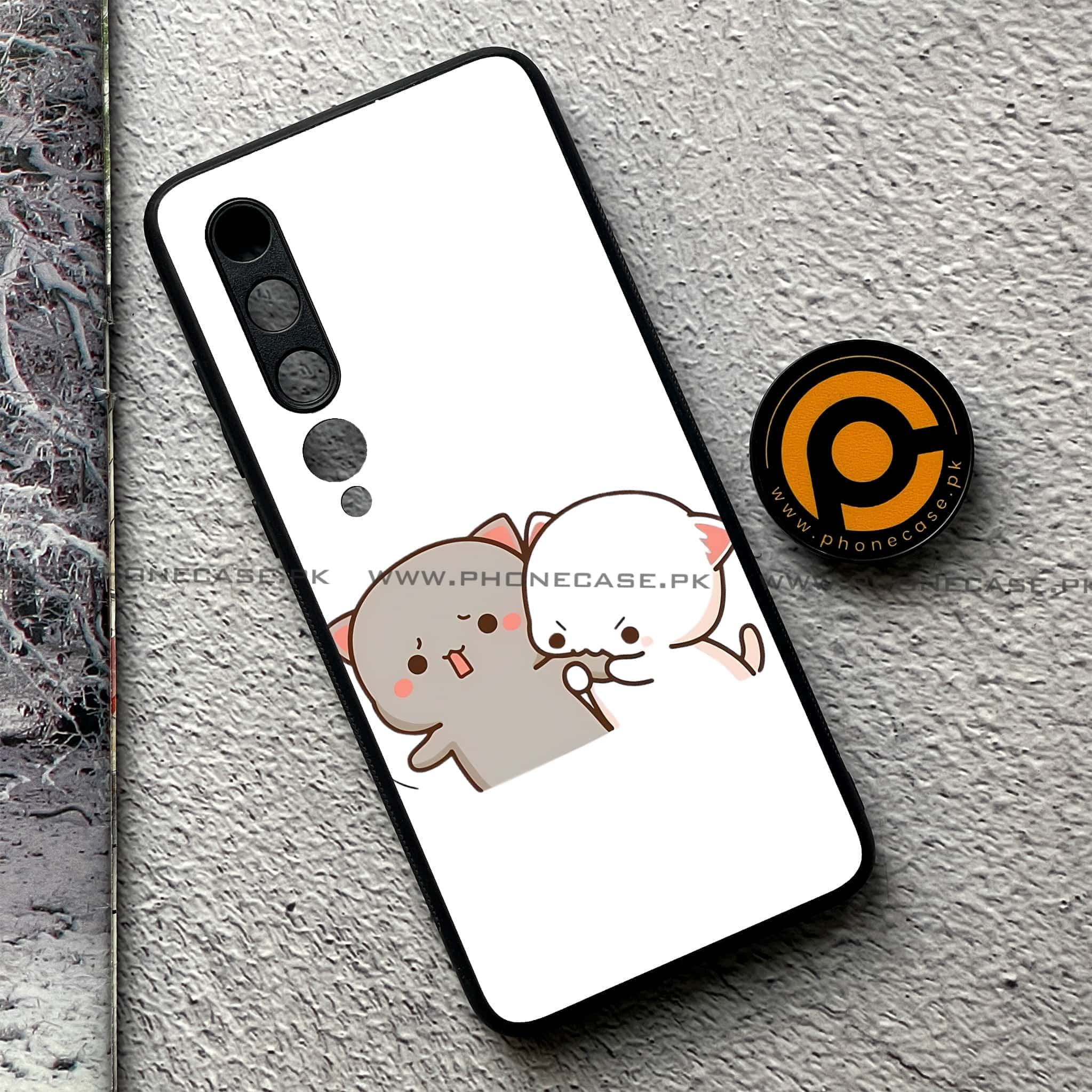 Xiaomi Mi 10 - Cute BuBu DuDu Series - Premium Printed Glass soft Bumper shock Proof Case