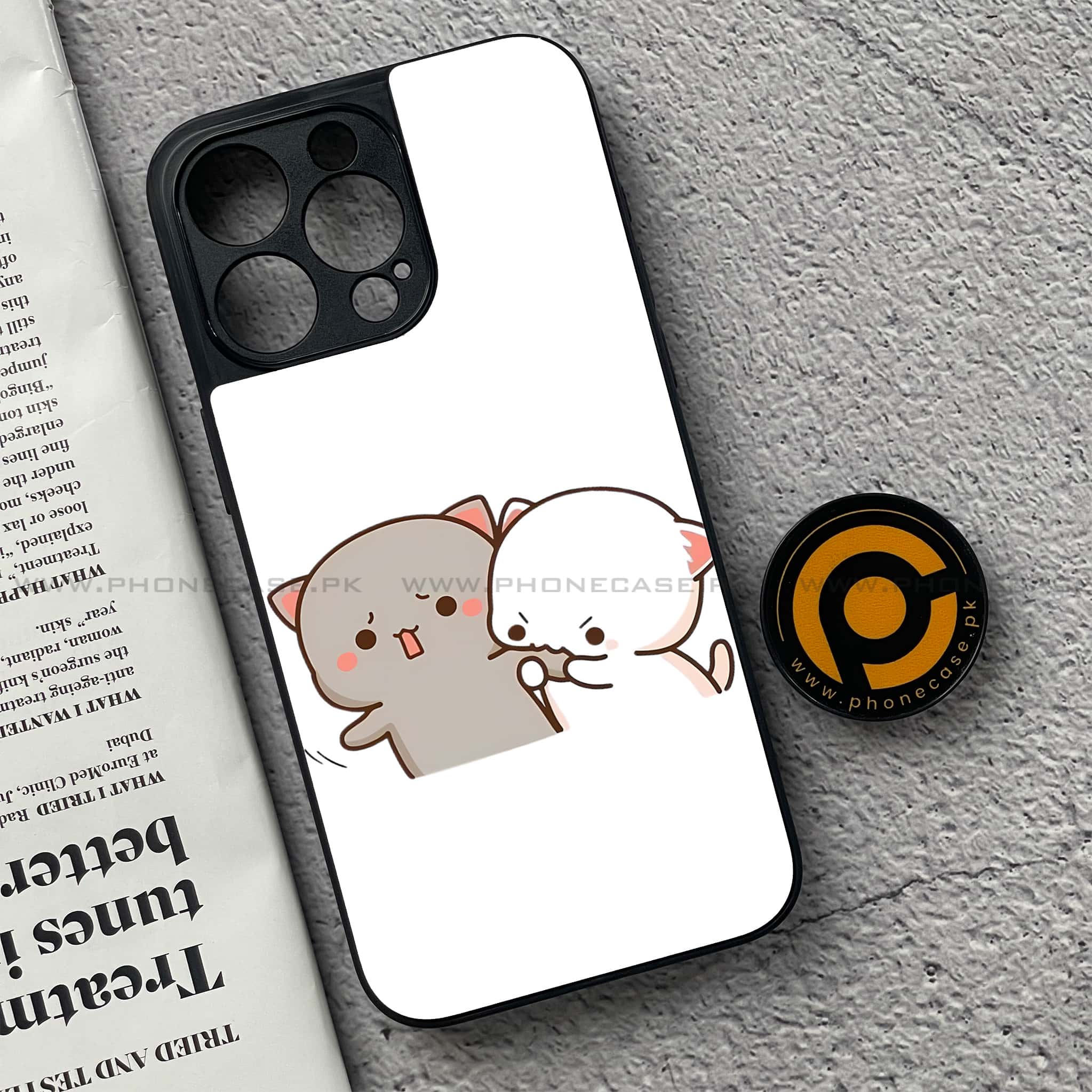 iPhone 15 Pro - Cute BuBu DuDu Series - Premium Metal Printed soft Bumper shock Proof Case