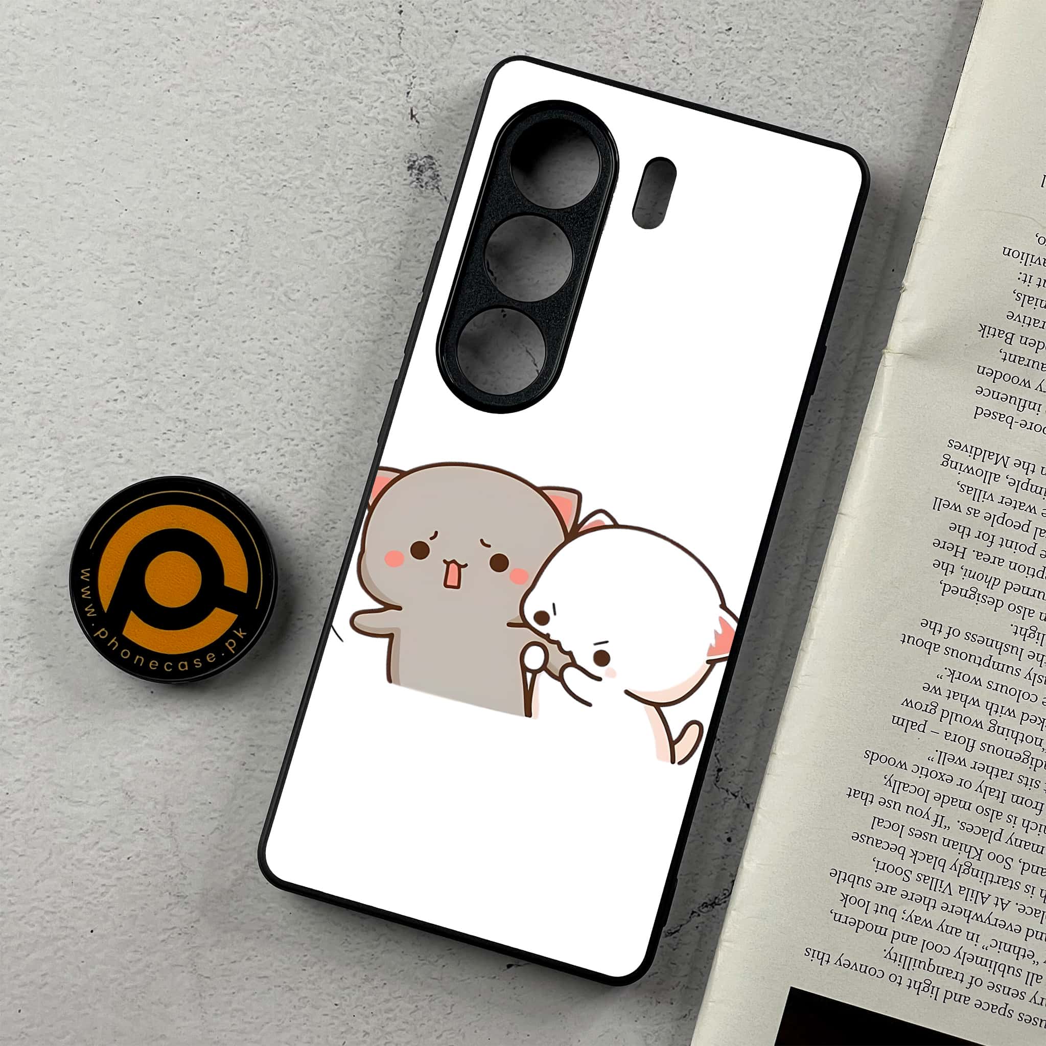Tecno Camon 40 - Cute BuBu DuDu Series - Premium Metal Printed Soft Bumper Shockproof Case