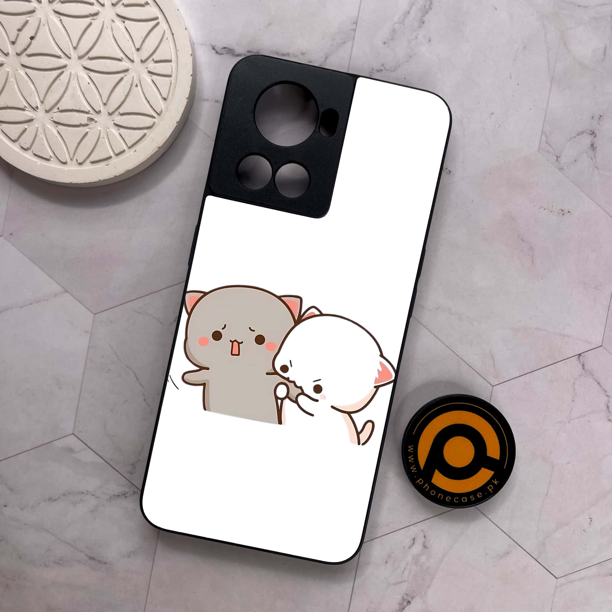 OnePlus 10R - Cute BuBu DuDu - Premium Metal Printed soft Bumper shock Proof Case