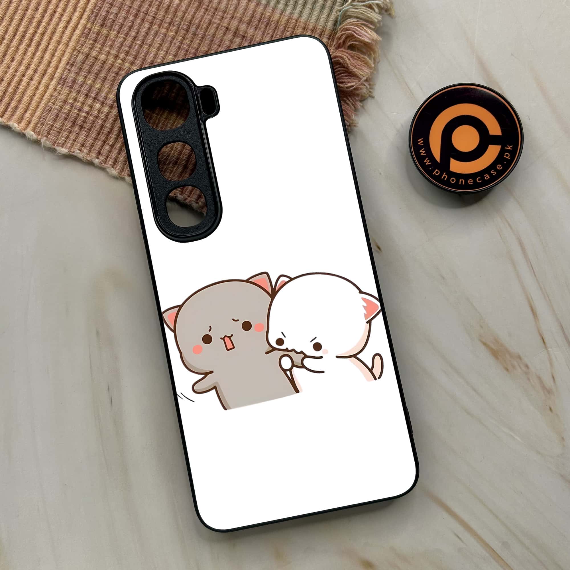 Vivo Y400 - Cute BuBu DuDu Series - Premium Metal Printed soft Bumper shock Proof Case