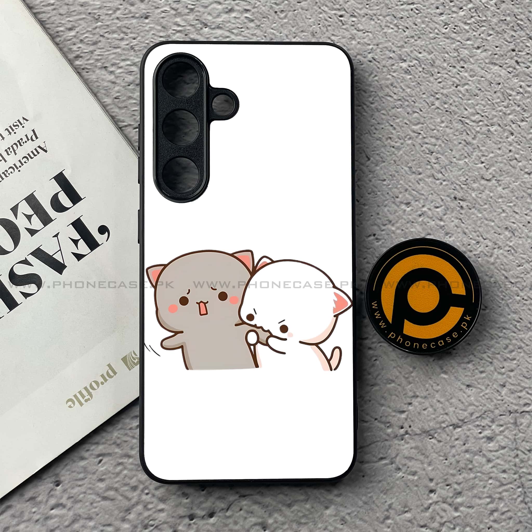 Samsung Galaxy S25 FE - Cute BuBu DuDu Series - Premium Metal Printed soft Bumper shock Proof Case