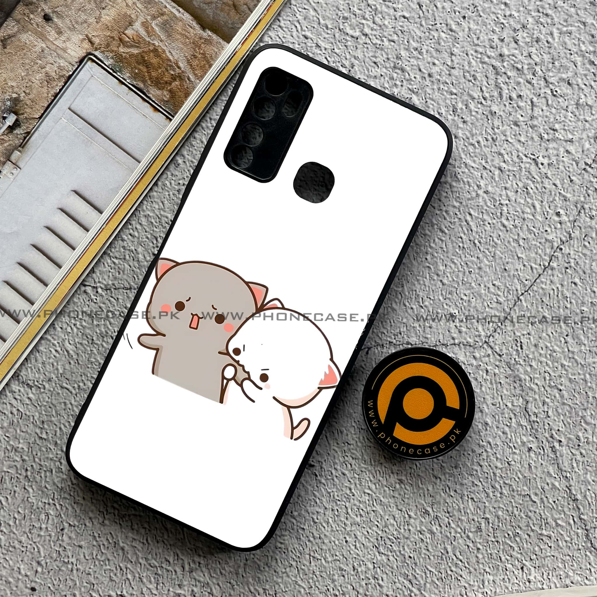 Infinix Note 7 Lite - Cute BuBu DuDu - Premium Printed Metal soft Bumper shock Proof Case