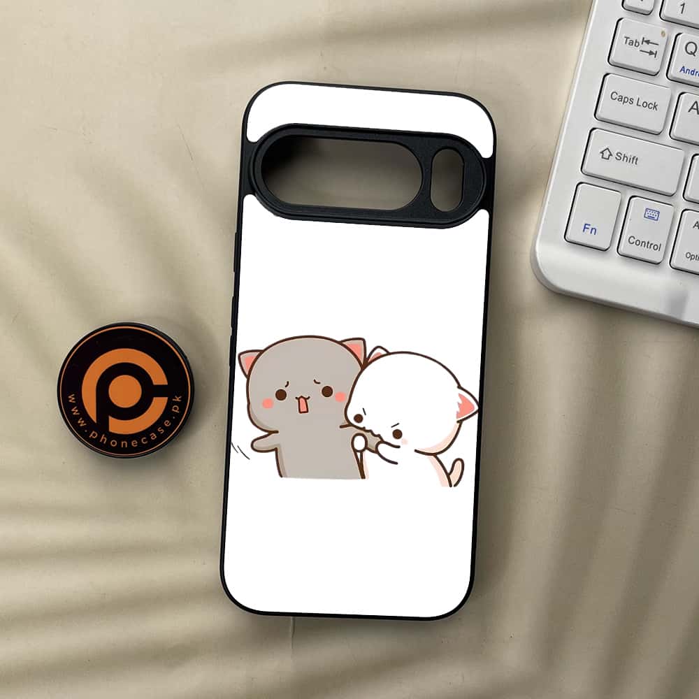 Google Pixel 10  - Cute BuBu DuDu Series - Premium Metal Printed soft Bumper Shockof Case