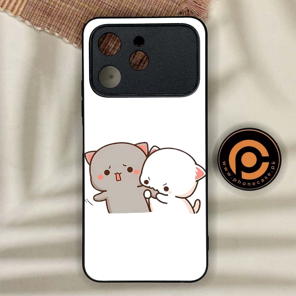 Tecno Spark 40 - Cute BuBu DuDu Series - Premium Metal Printed soft Bumper shock Proof Case