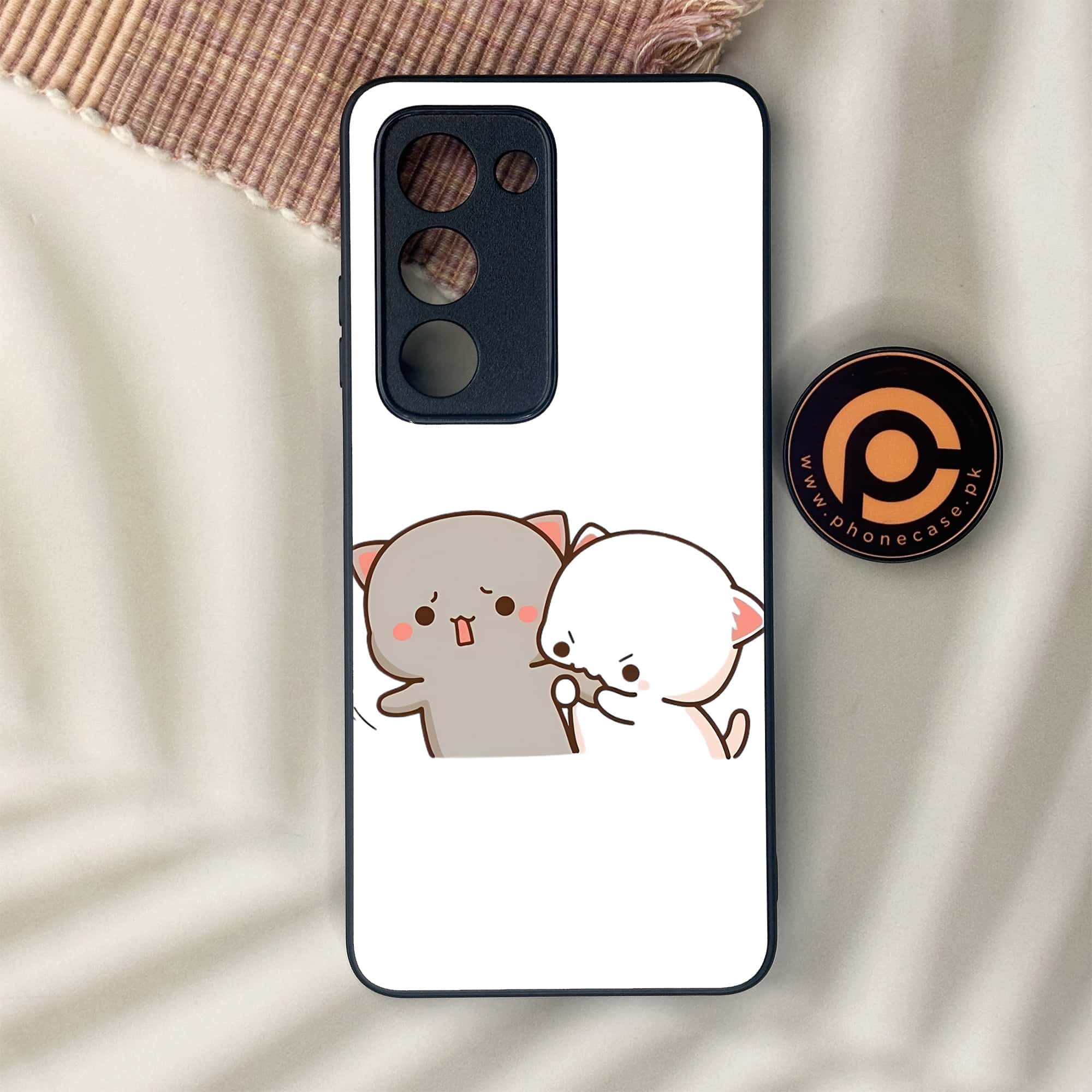 Oppo A5 2025 - Cute BuBu DuDu Series - Premium Metal Printed soft Bumper shock Proof Case