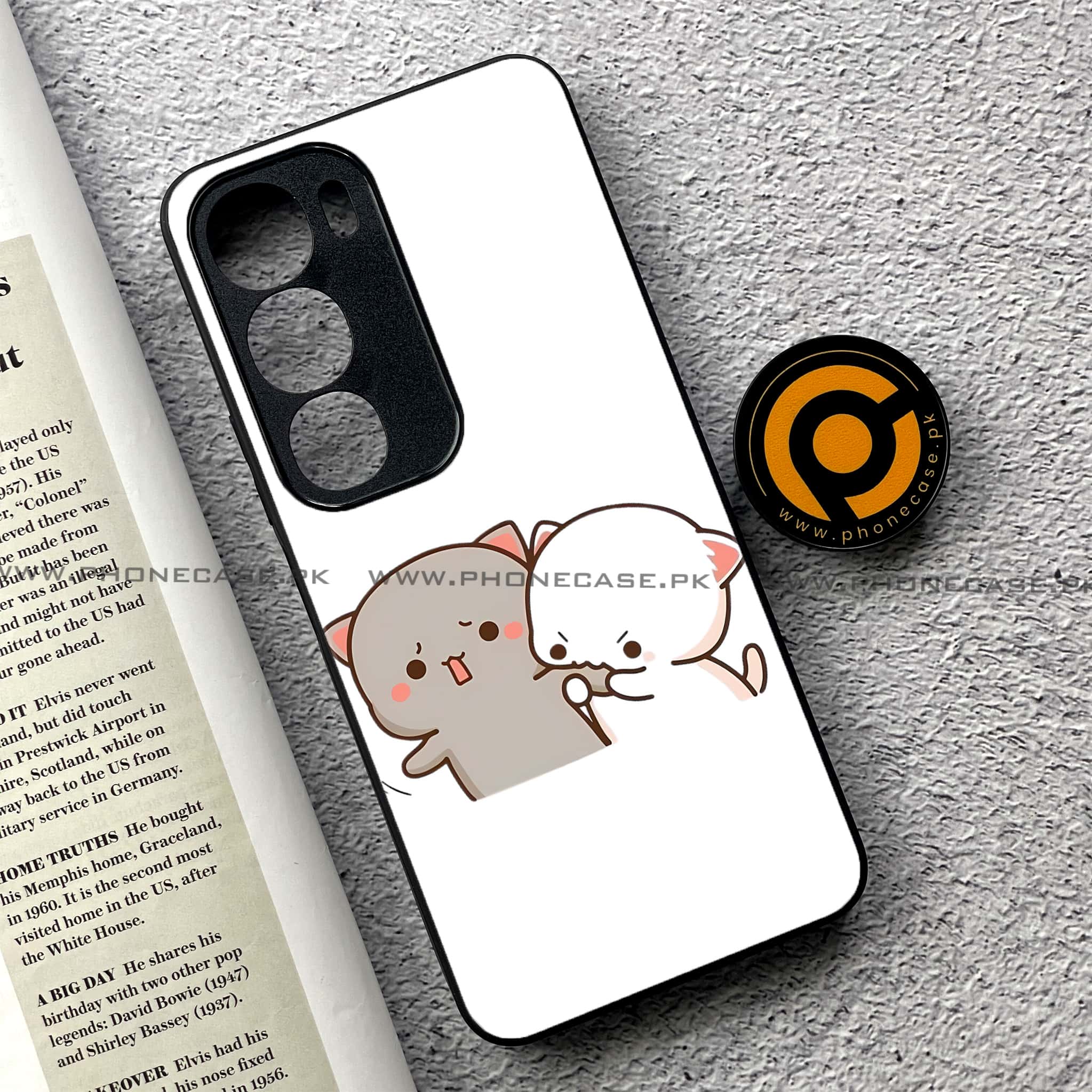 Vivo Y19s Pro - Cute BuBu DuDu Series - Premium Metal Printed soft Bumper shock Proof Case