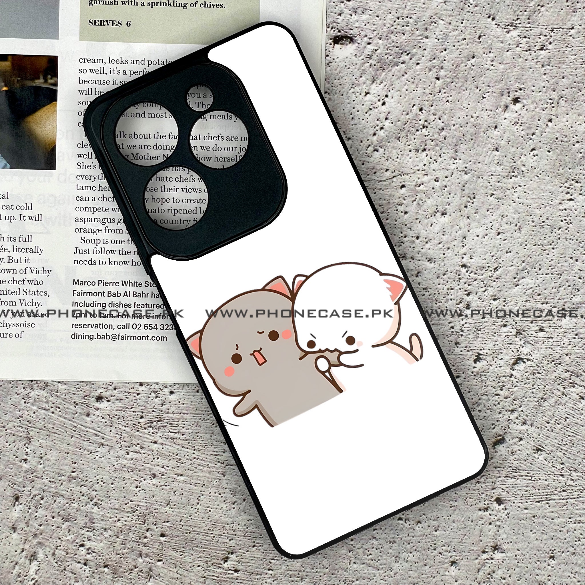 Tecno Spark 20 Pro - Cute BuBu DuDu - Premium Printed Glass soft Bumper shock Proof Case