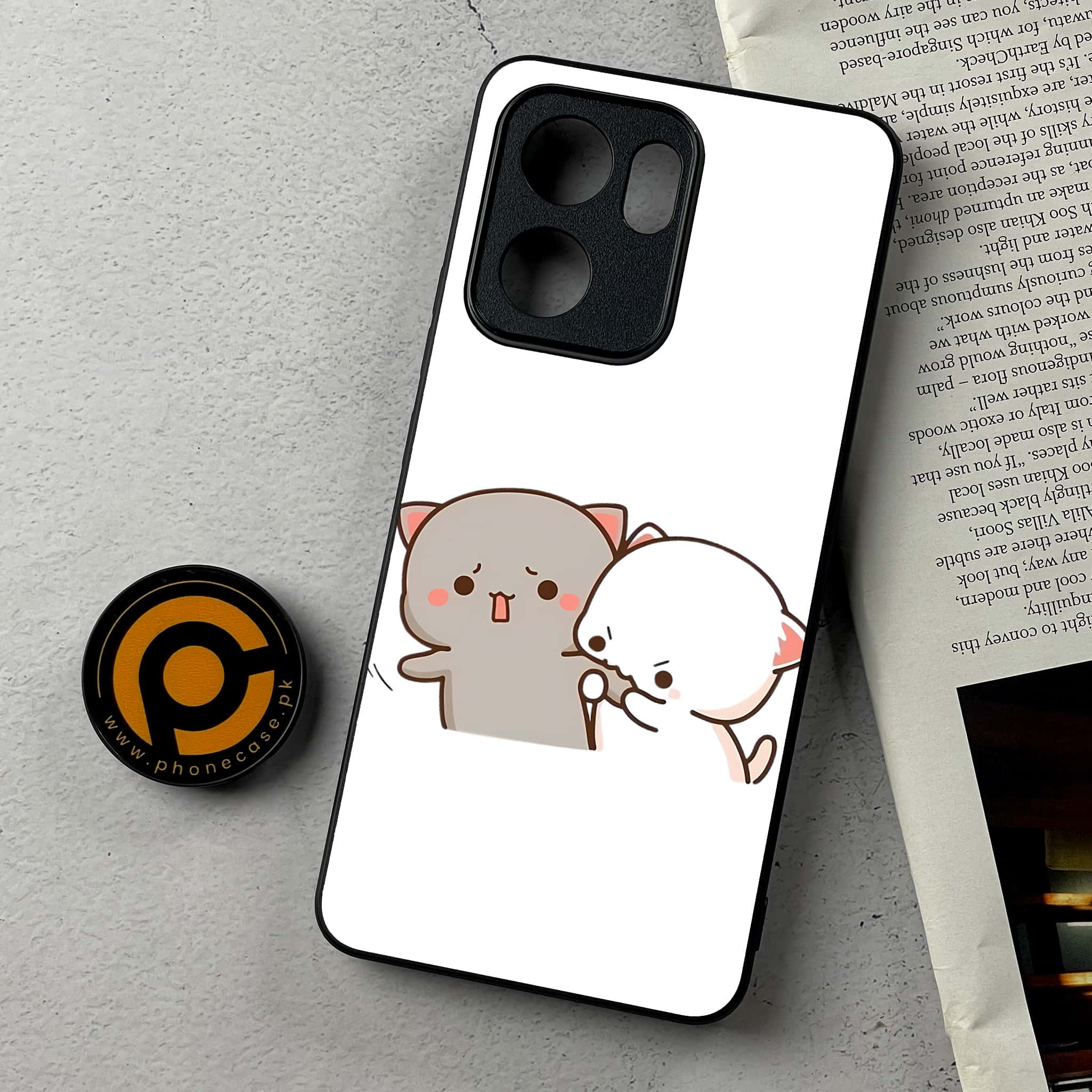 Oppo Reno 13F - Cute BuBu DuDu Series - Premium Metal Printed Soft Bumper Shockproof Case