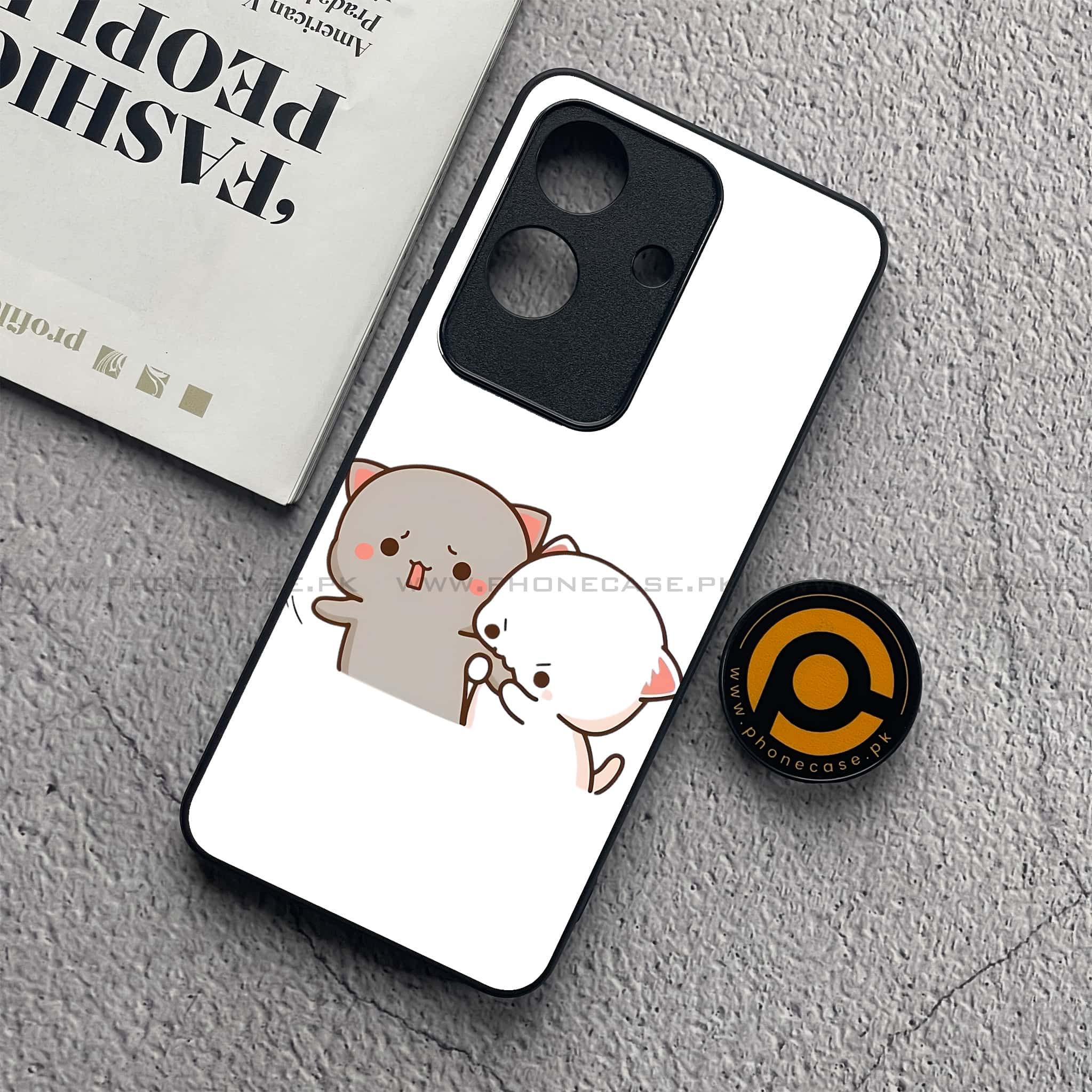 Realme Note 60x - Cute BuBu DuDu Series - Premium Metal  Printed soft Bumper shock Proof Case