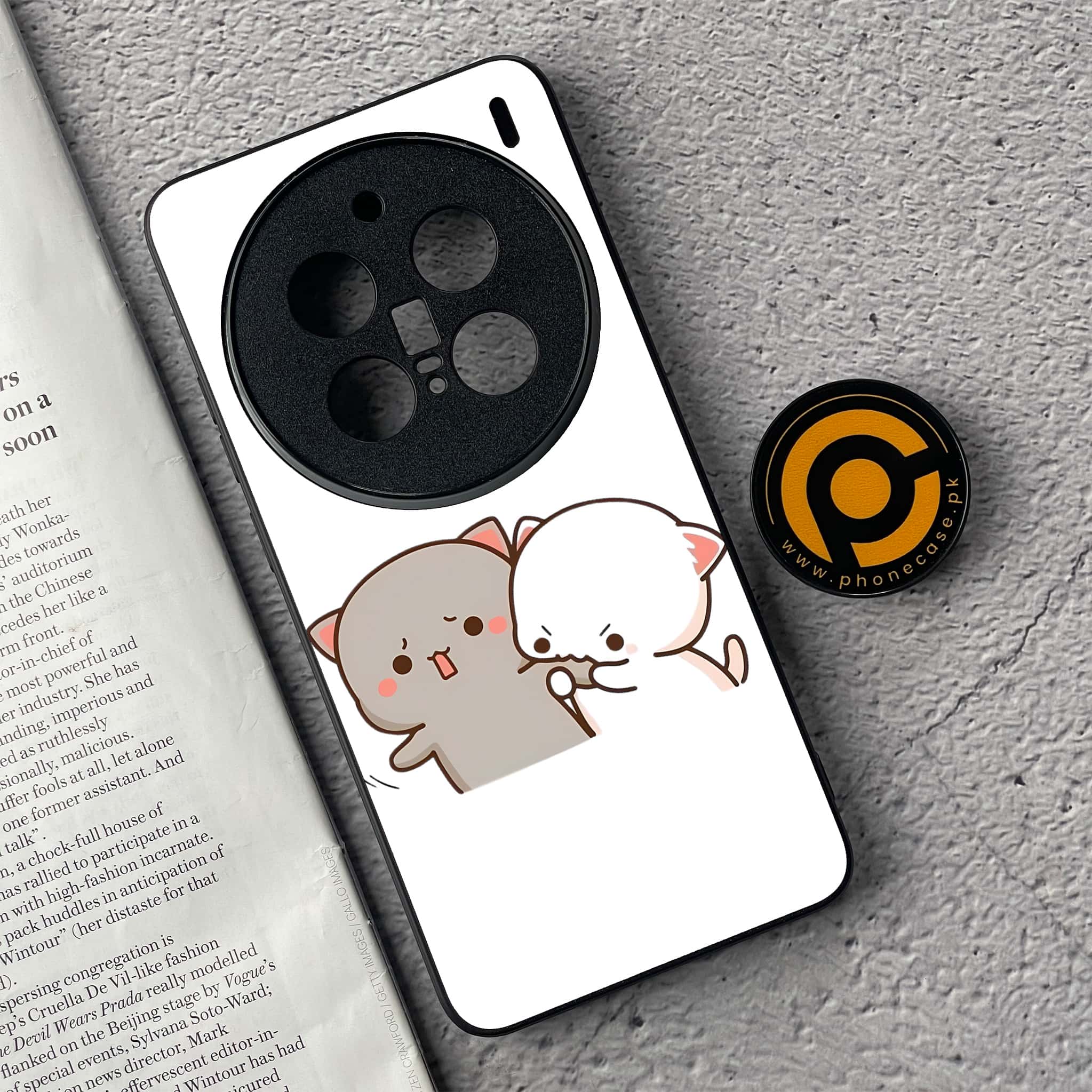 Vivo X200 Pro - Cute BuBu DuDu Series - Premium Metal  Printed soft Bumper shock Proof Case