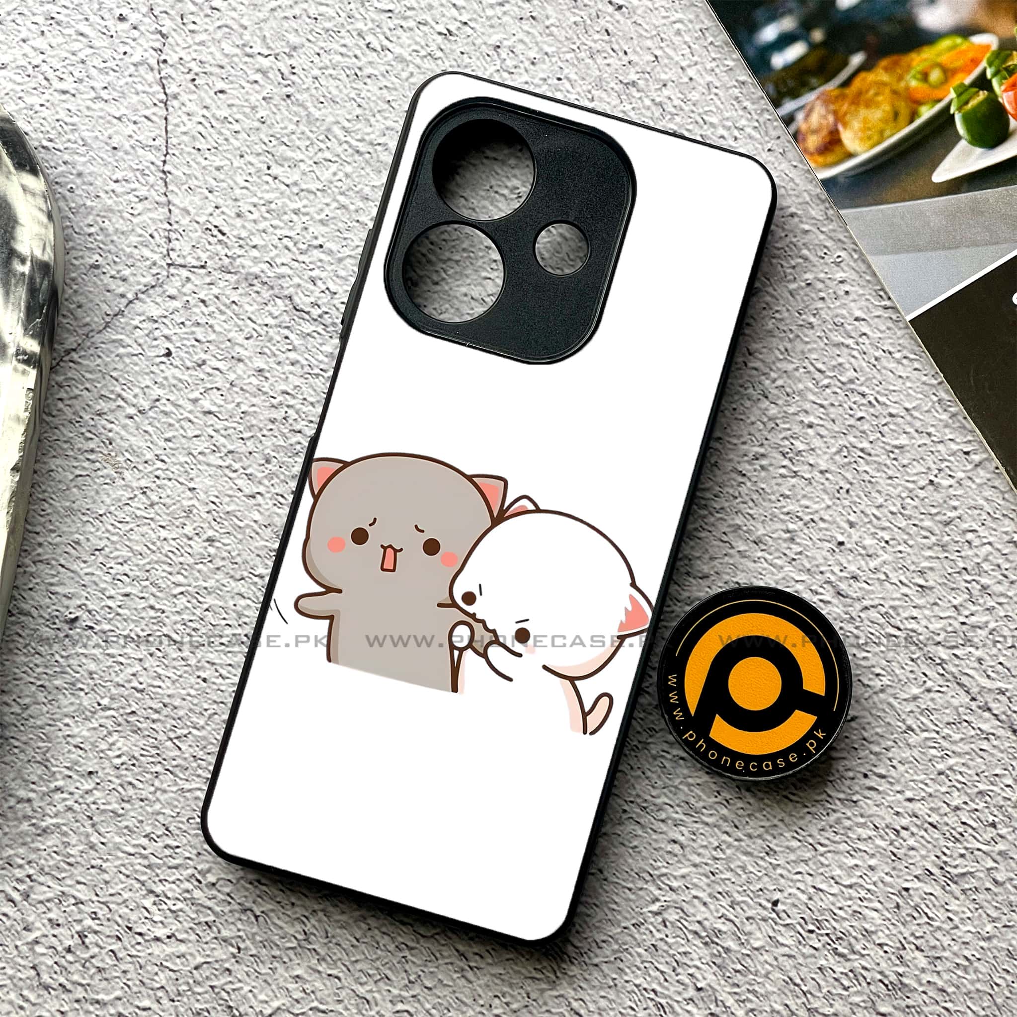 Oppo A5i - Cute BuBu DuDu Series - Premium Metal Printed soft Bumper shock Proof Case