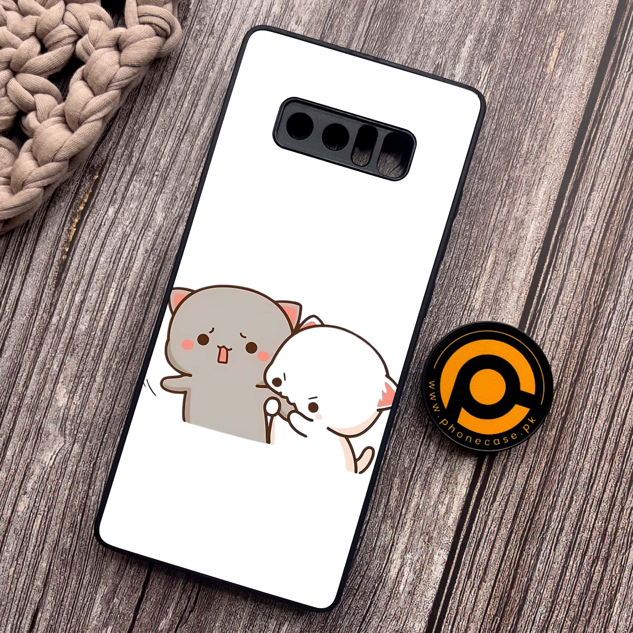 Samsung Galaxy Note 8 - Cute BuBu DuDu Series - Premium Metal Printed soft Bumper shock Proof Case