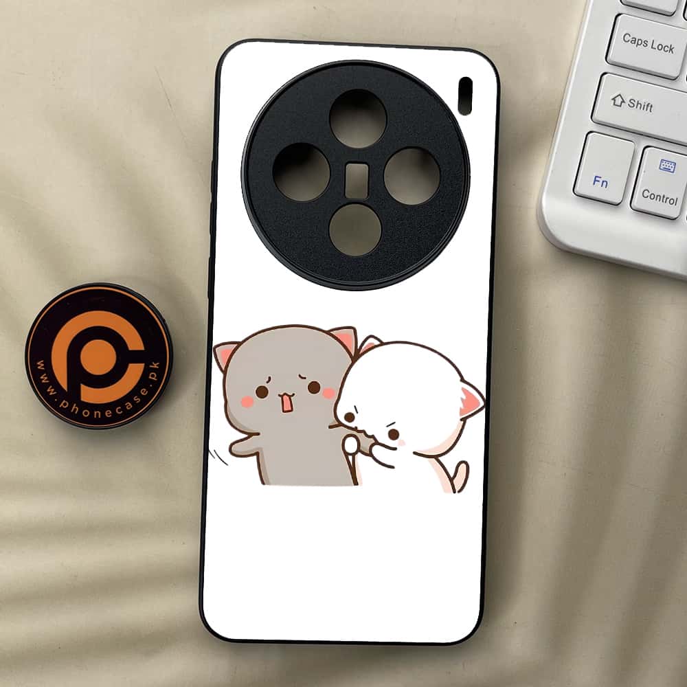 Vivo X200 - Cute BuBu DuDu Series - Premium Metal  Printed soft Bumper shock Proof Case