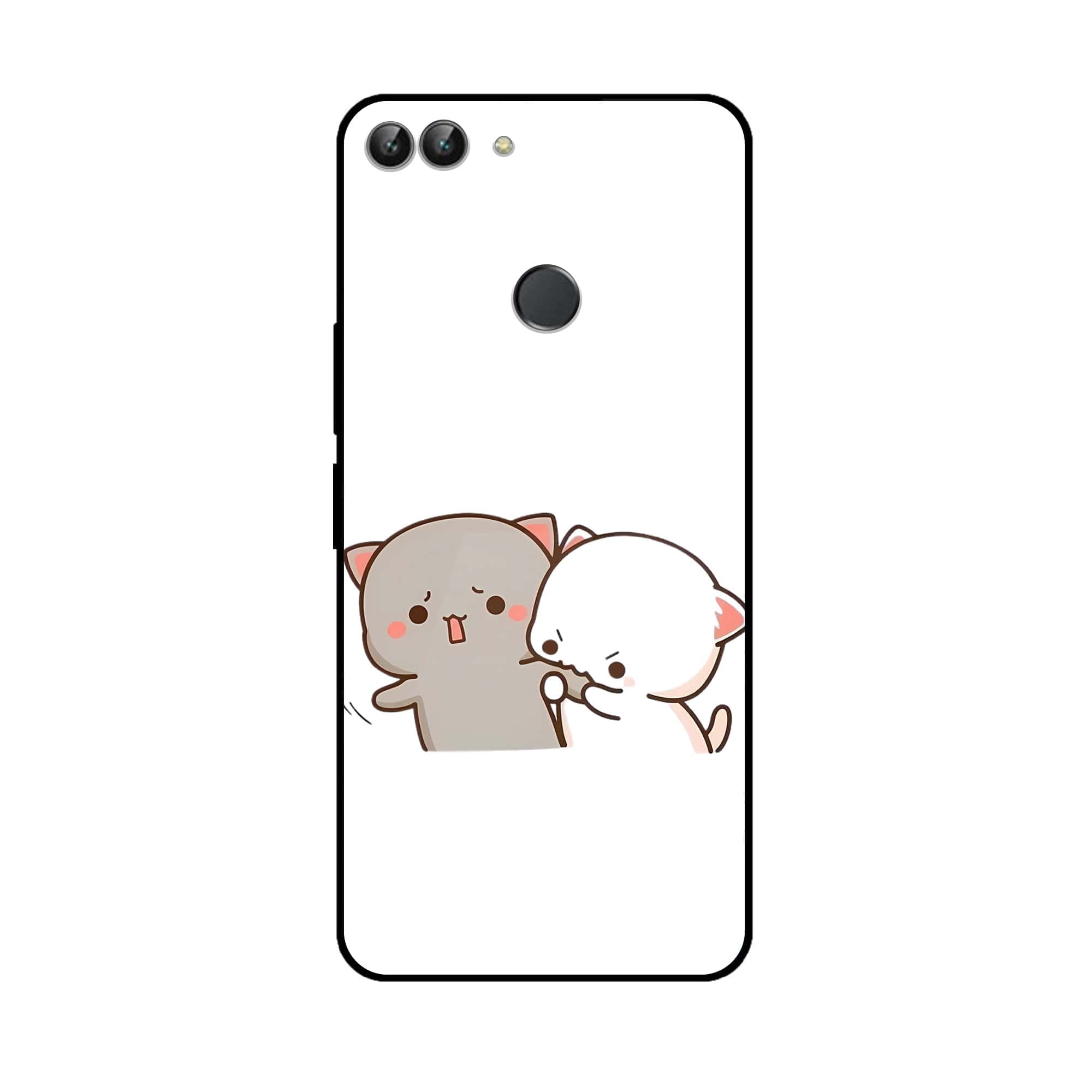 Huawei P Smart - Cute BuBu DuDu Series - Premium Printed Glass soft Bumper shock Proof Case