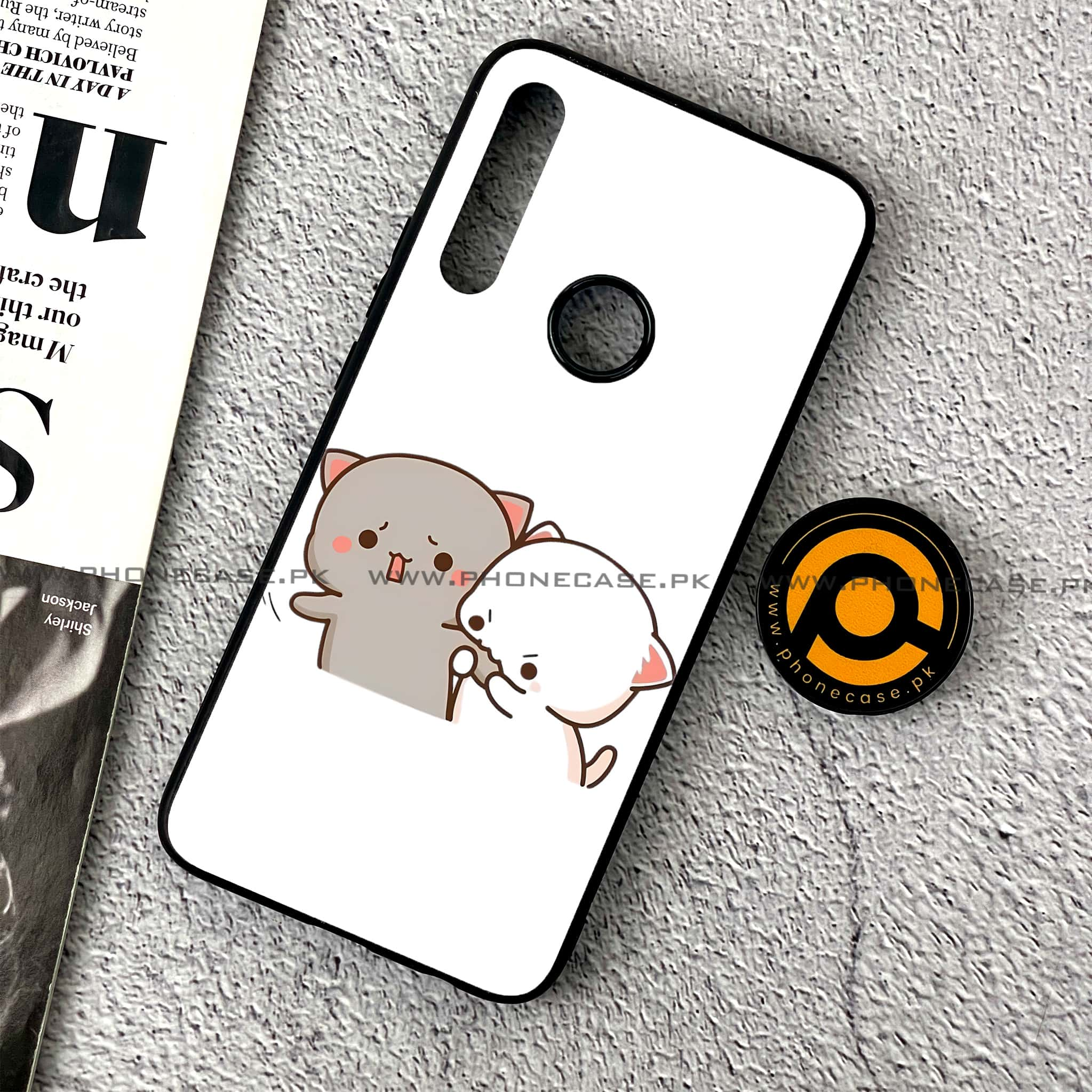 Huawei Y9 Prime (2019) - Cute BuBu DuDu Series - Premium Printed Glass soft Bumper shock Proof Case